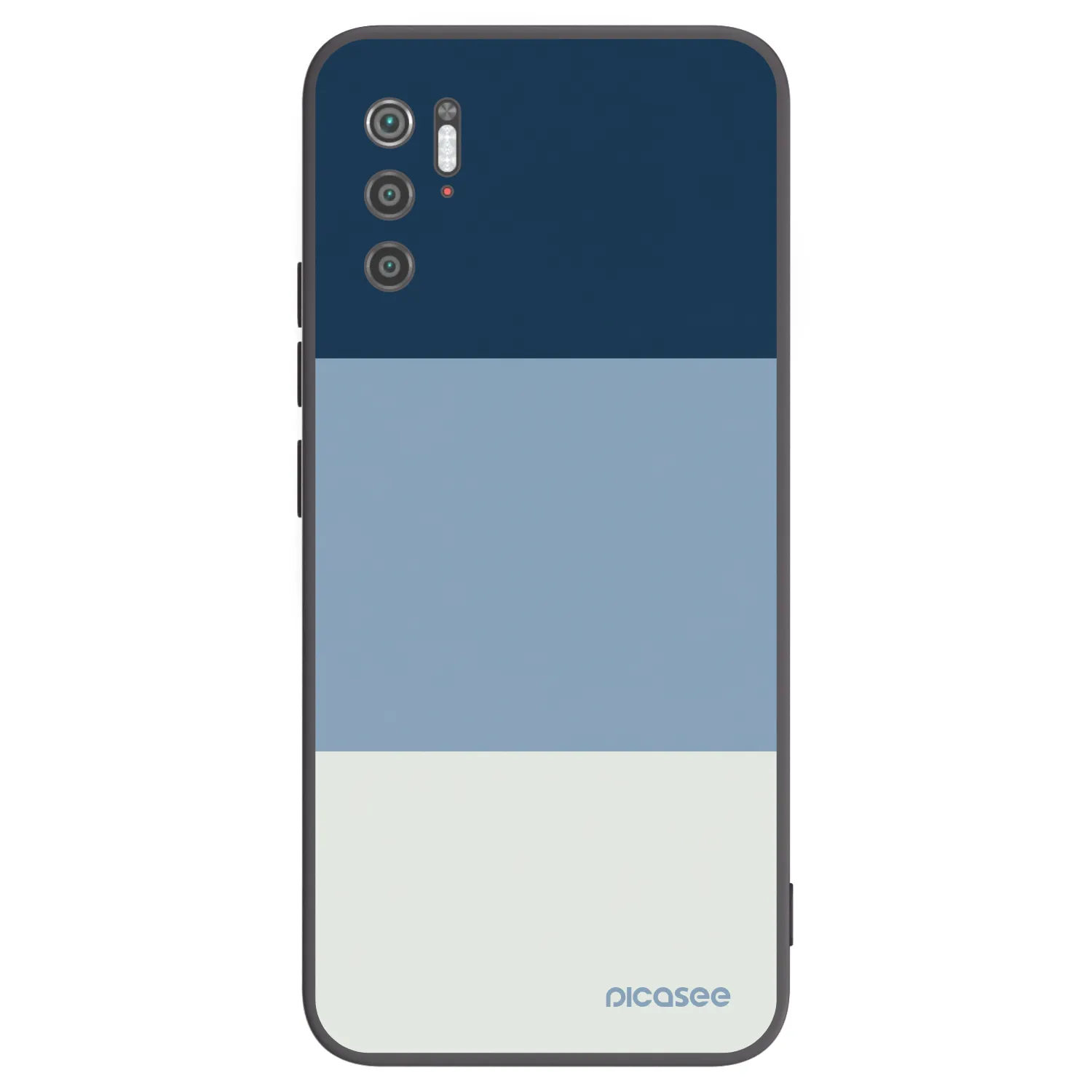 Picasee silikónový čierny obal pre Xiaomi Poco M3 Pro 5G - Coastal Blue