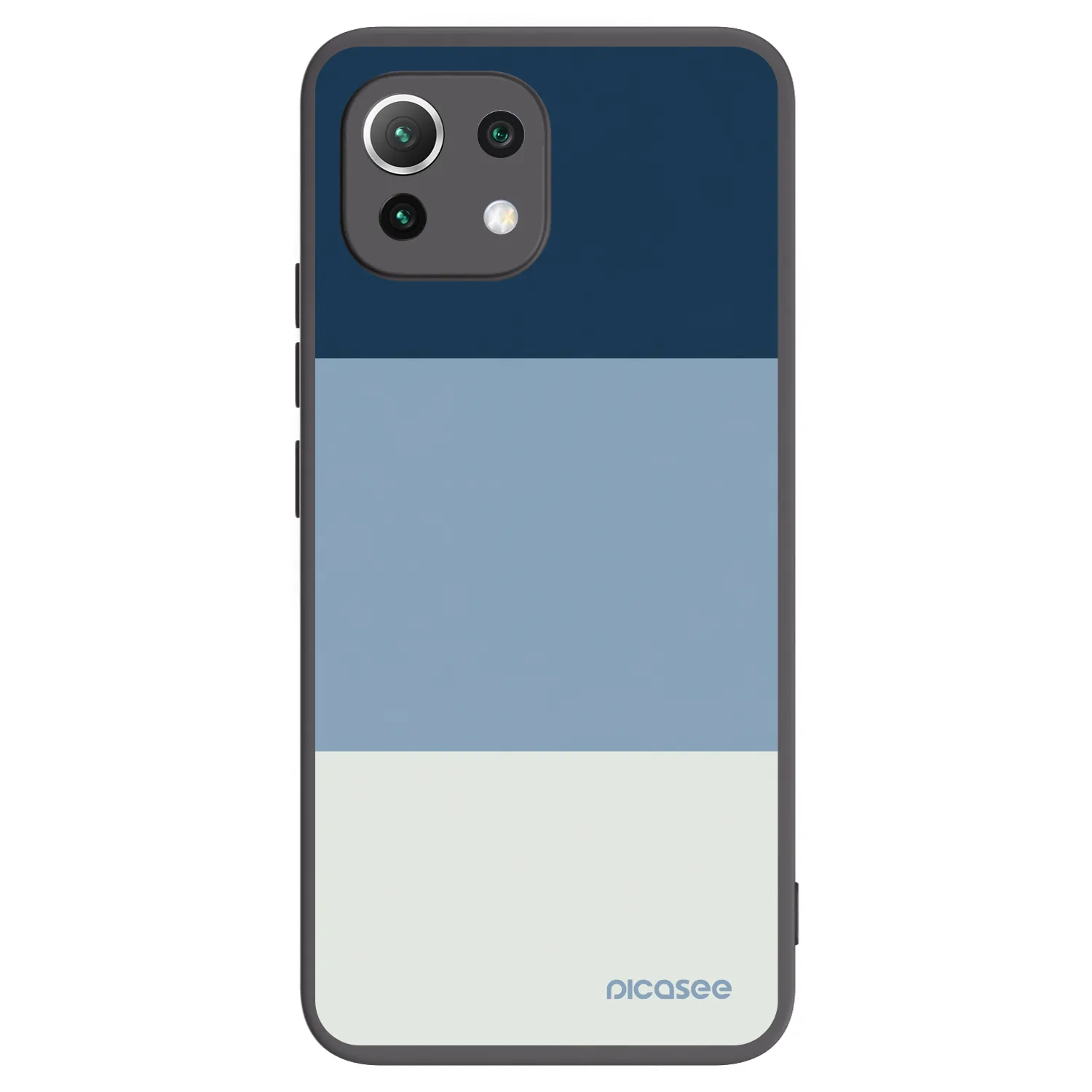 Picasee silikónový čierny obal pre Xiaomi 11 Lite 5G NE - Coastal Blue