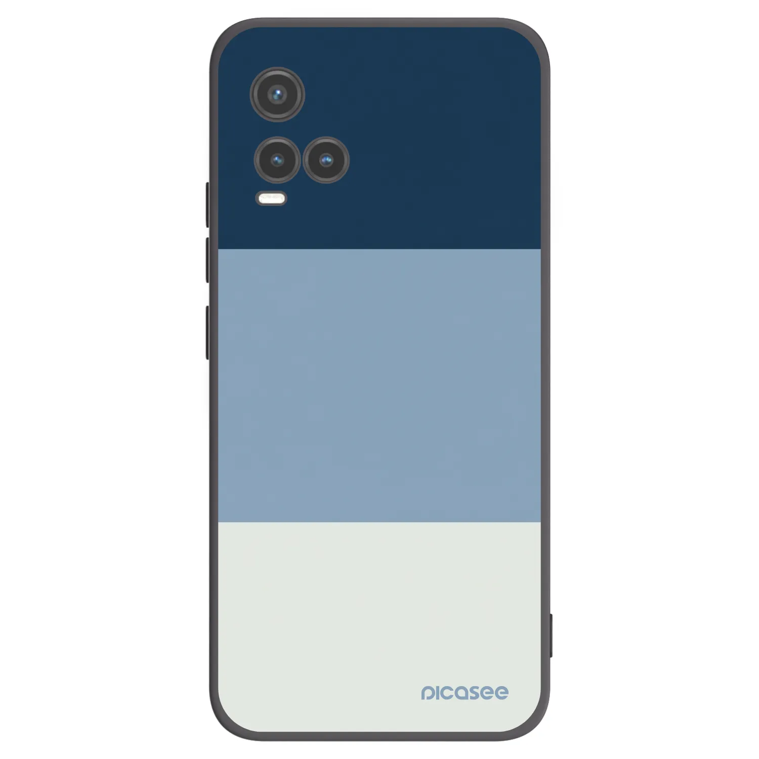 Picasee silikónový čierny obal pre Vivo Y33s - Coastal Blue