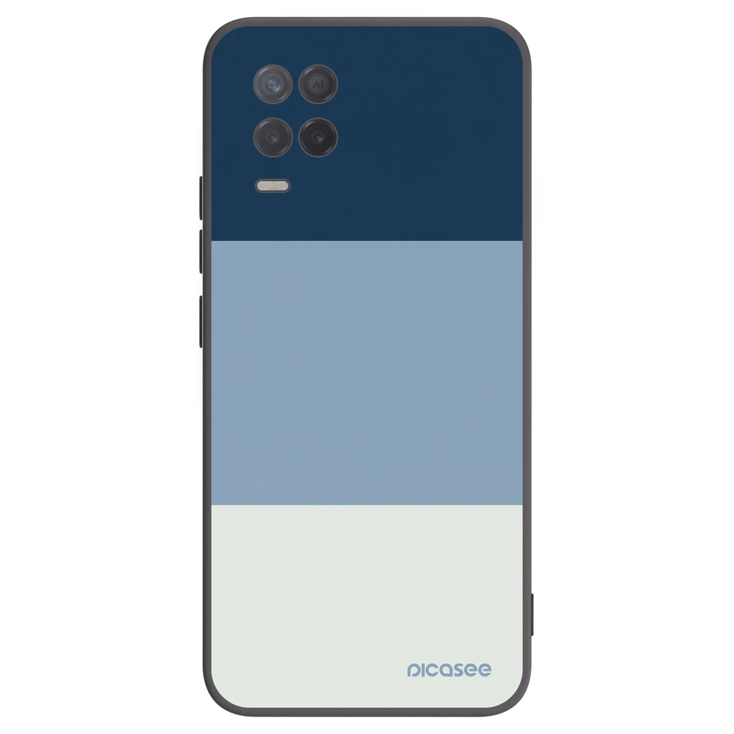Picasee silikónový čierny obal pre Realme 8 5G - Coastal Blue