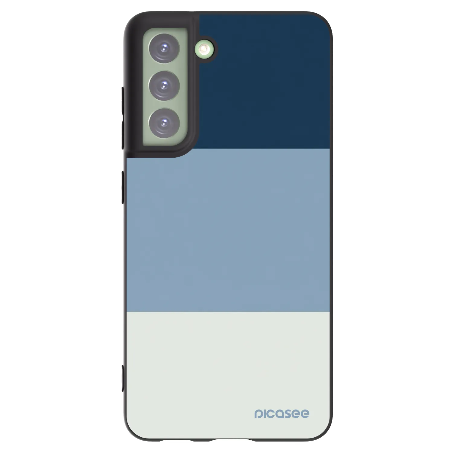 Picasee silikónový čierny obal pre Samsung Galaxy S21 FE 5G - Coastal Blue