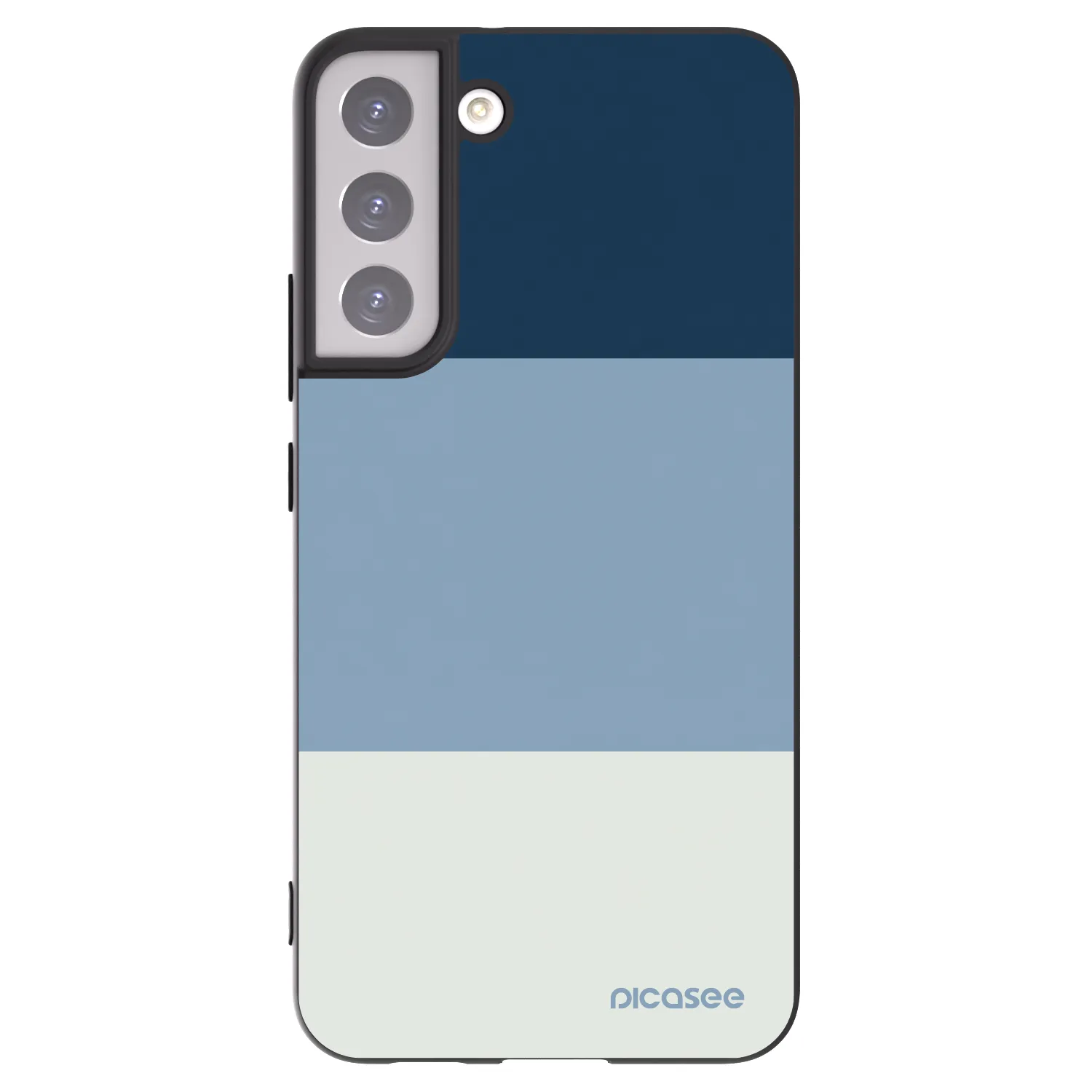Picasee silikónový čierny obal pre Samsung Galaxy S22+ 5G - Coastal Blue