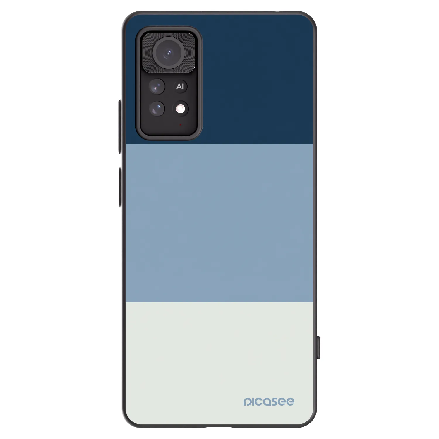 Picasee silikónový čierny obal pre Xiaomi Redmi Note 11 Pro 5G - Coastal Blue