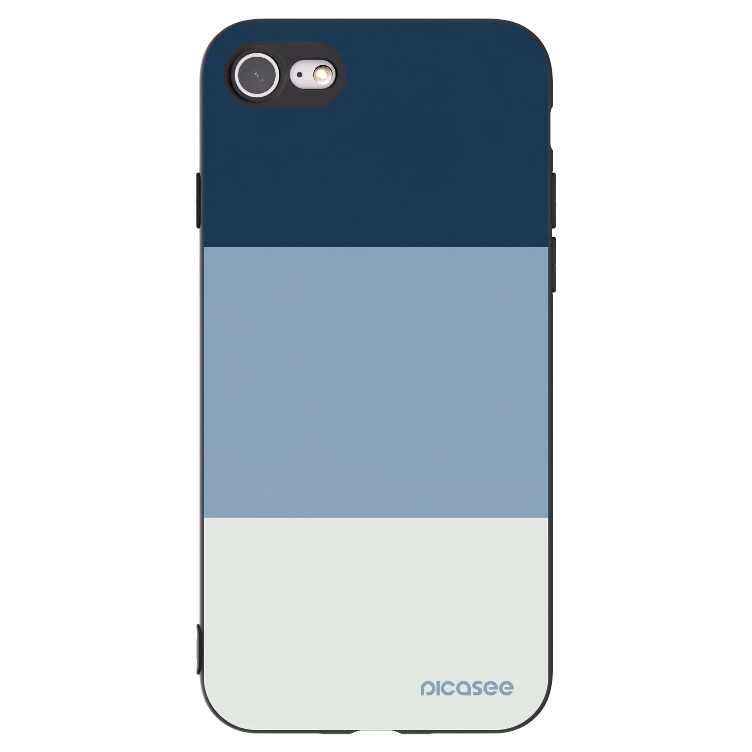Picasee silikónový čierny obal pre Apple iPhone SE 2022 - Coastal Blue