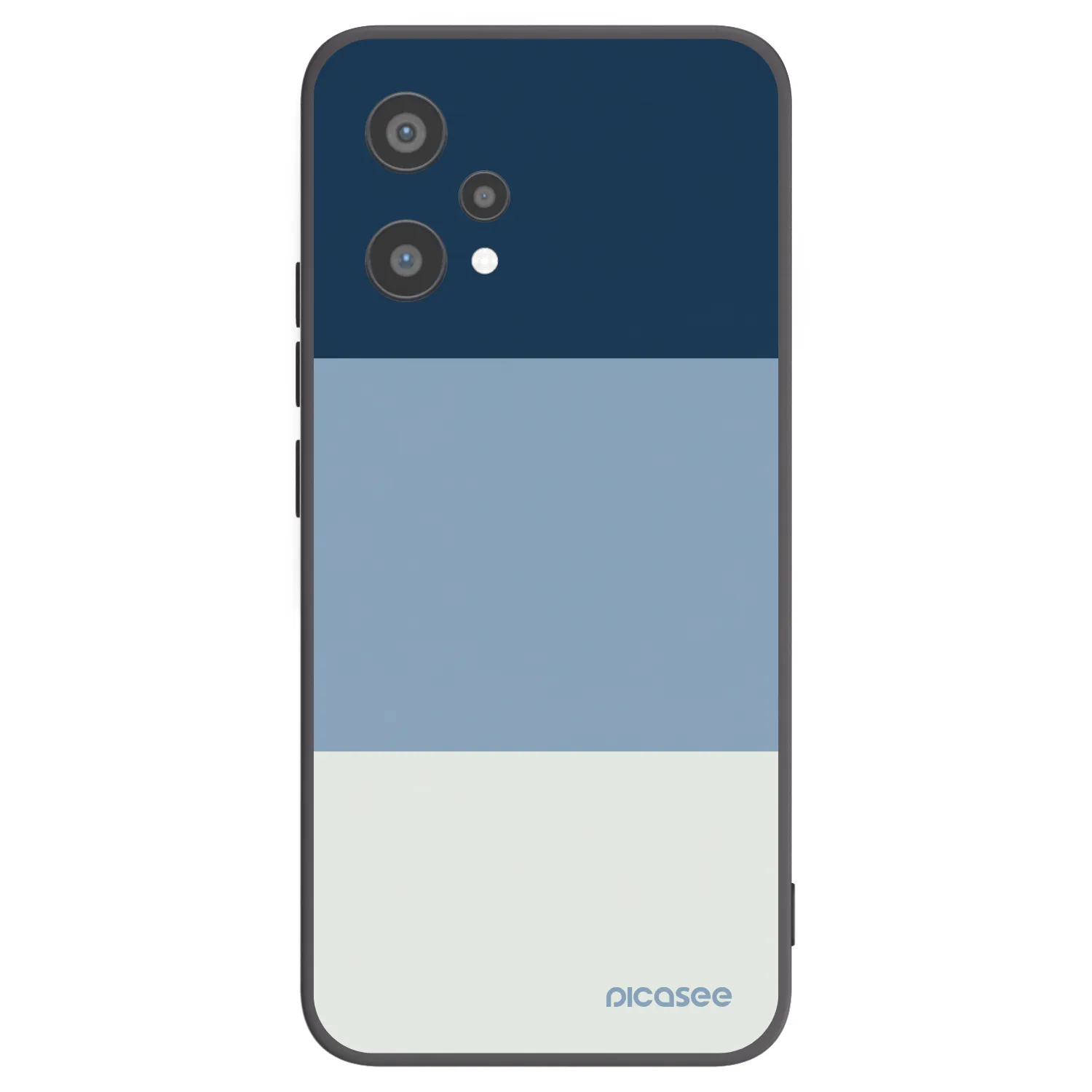 Picasee silikónový čierny obal pre Realme 9 Pro 5G - Coastal Blue