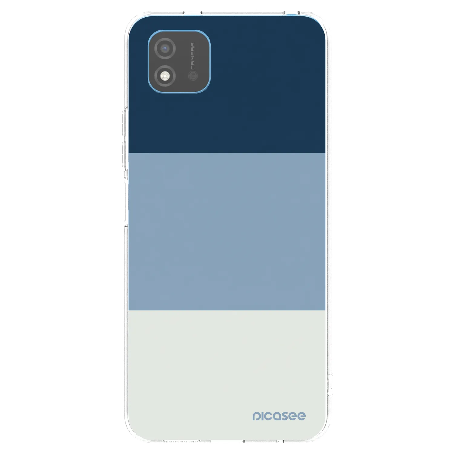 Picasee silikónový prehľadný obal pre Realme C11 (2021) - Coastal Blue