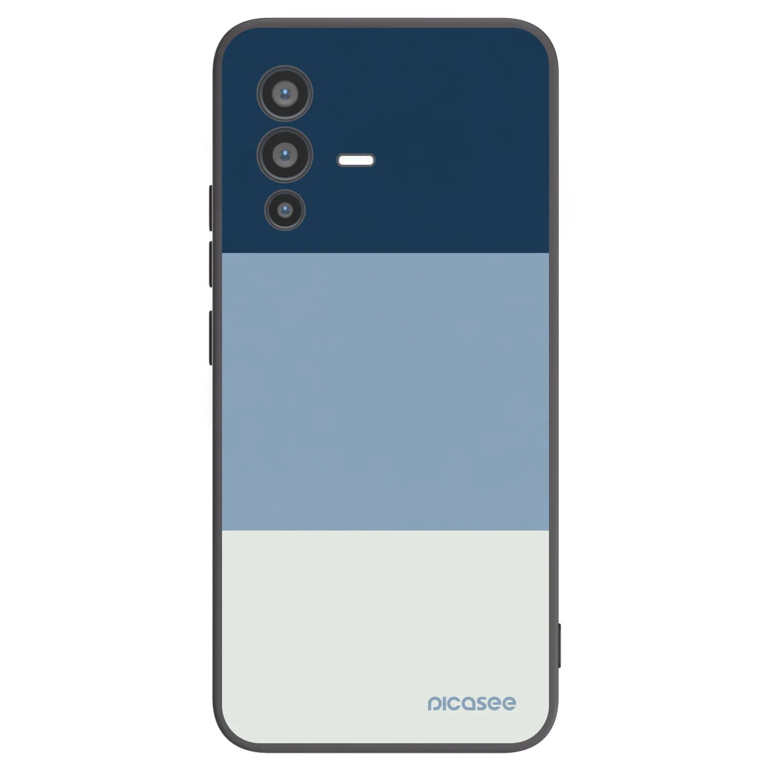 Picasee silikónový čierny obal pre Vivo V23 5G - Coastal Blue
