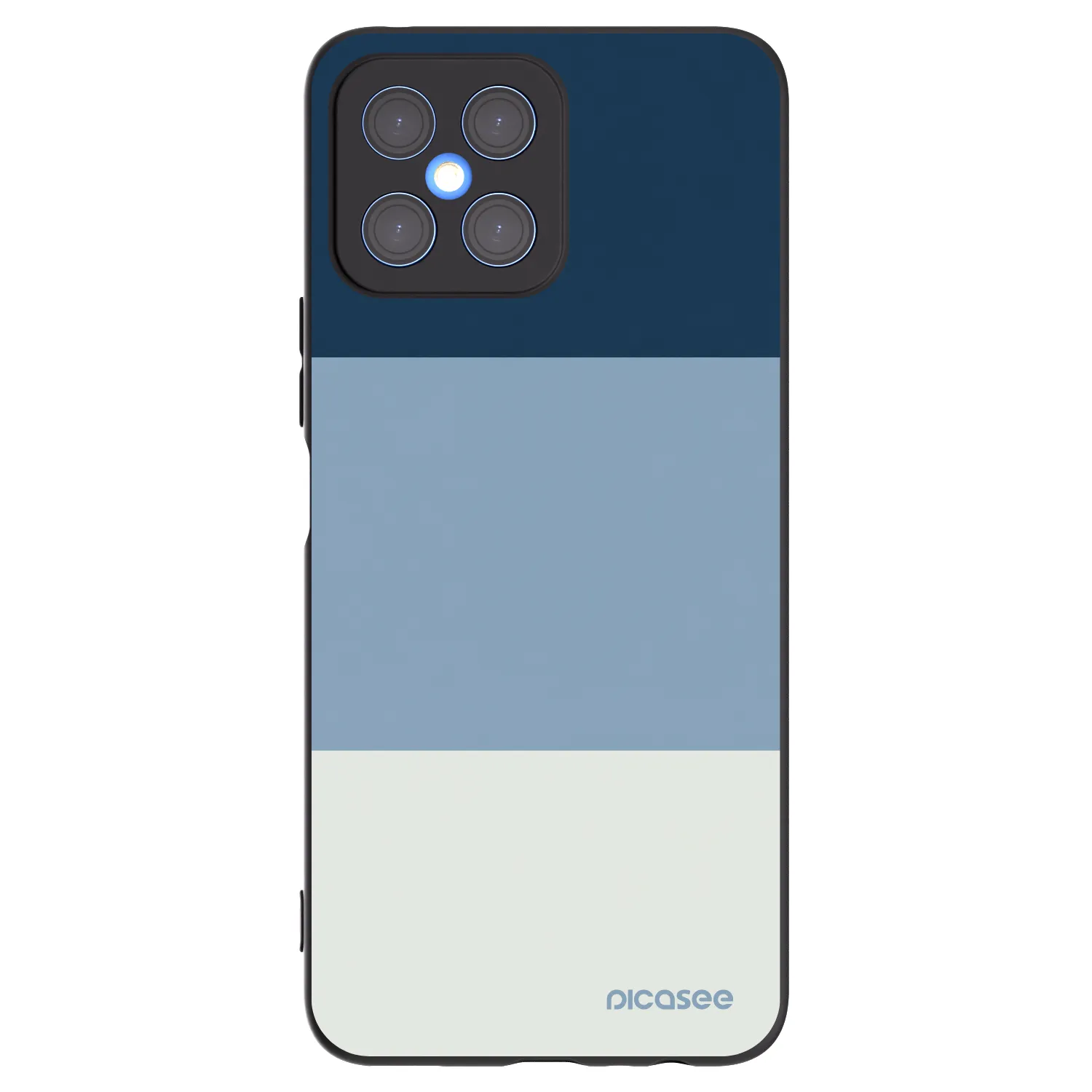 Picasee silikónový čierny obal pre Honor X8 4G - Coastal Blue