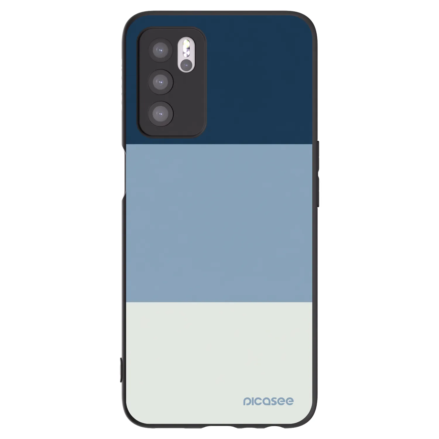 Picasee silikónový čierny obal pre OPPO A16s - Coastal Blue