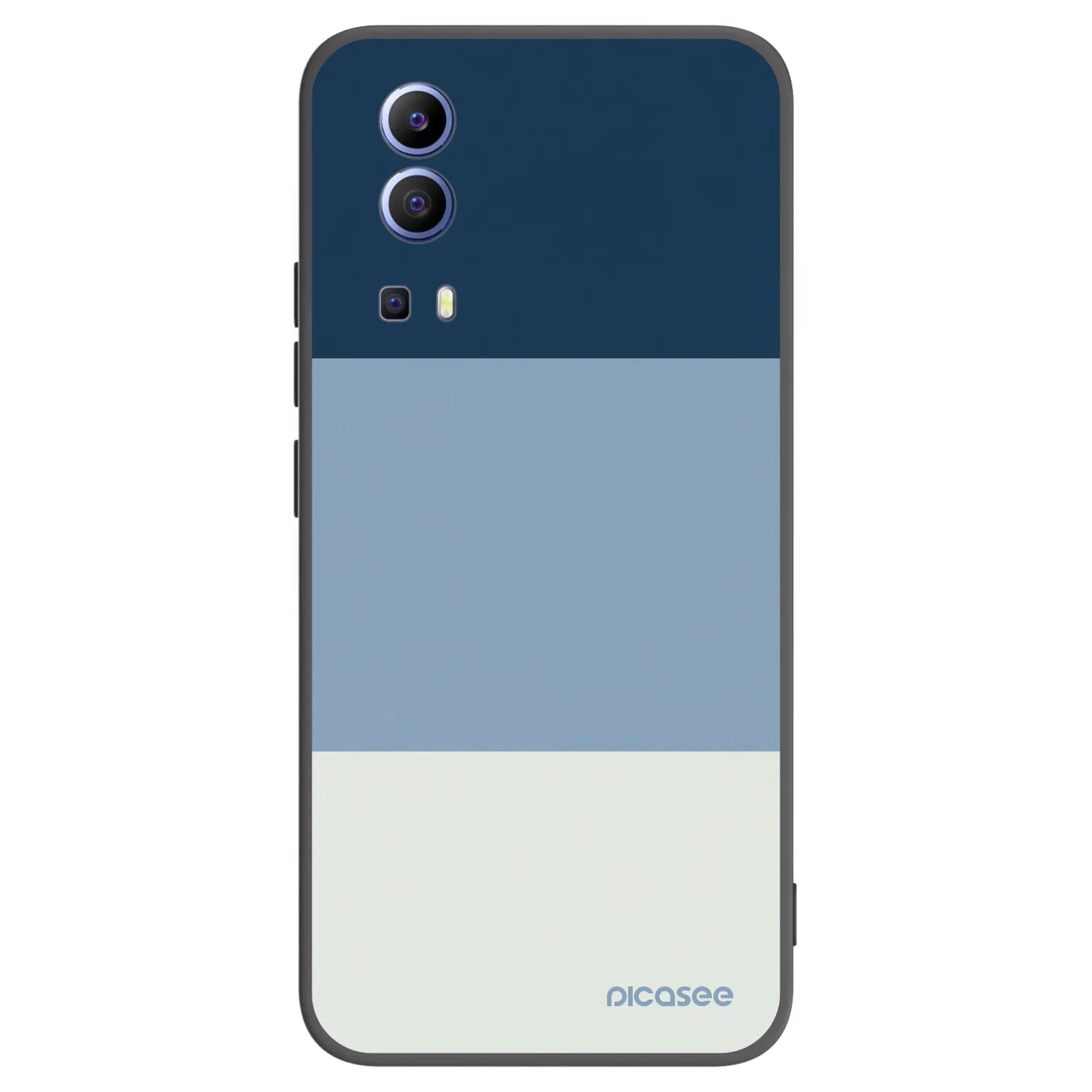 Picasee silikónový čierny obal pre Vivo Y52 5G - Coastal Blue