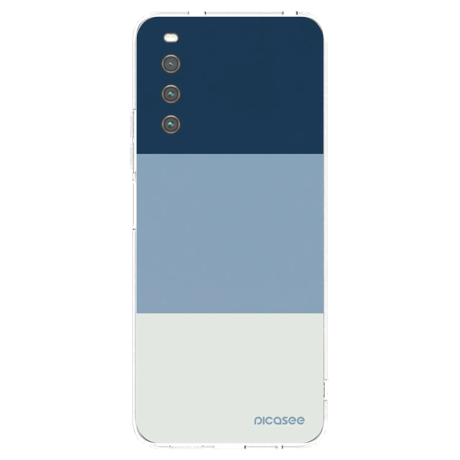 Picasee silikónový prehľadný obal pre Sony Xperia 10 IV 5G - Coastal Blue