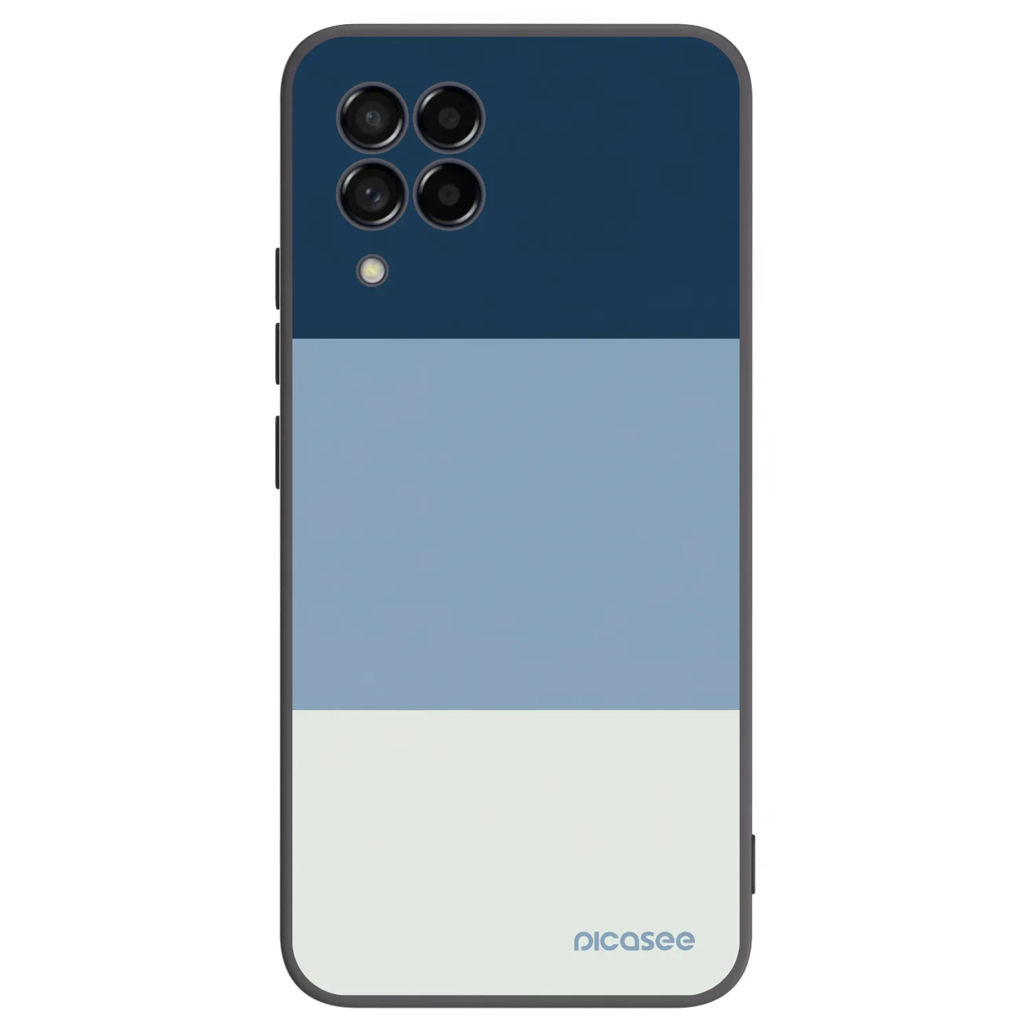 Picasee silikónový čierny obal pre Samsung Galaxy M53 5G - Coastal Blue