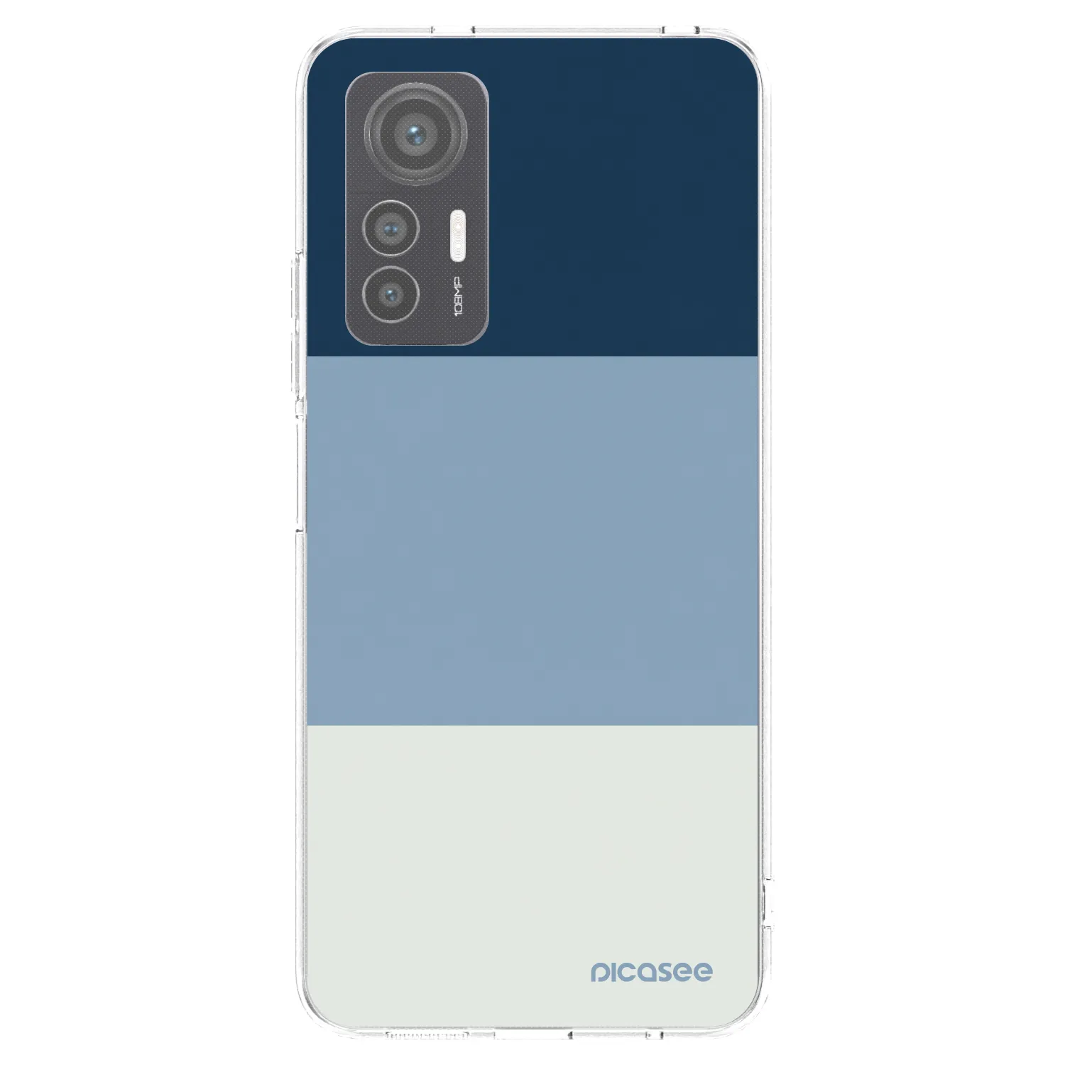 Picasee silikónový prehľadný obal pre Xiaomi 12 Lite - Coastal Blue