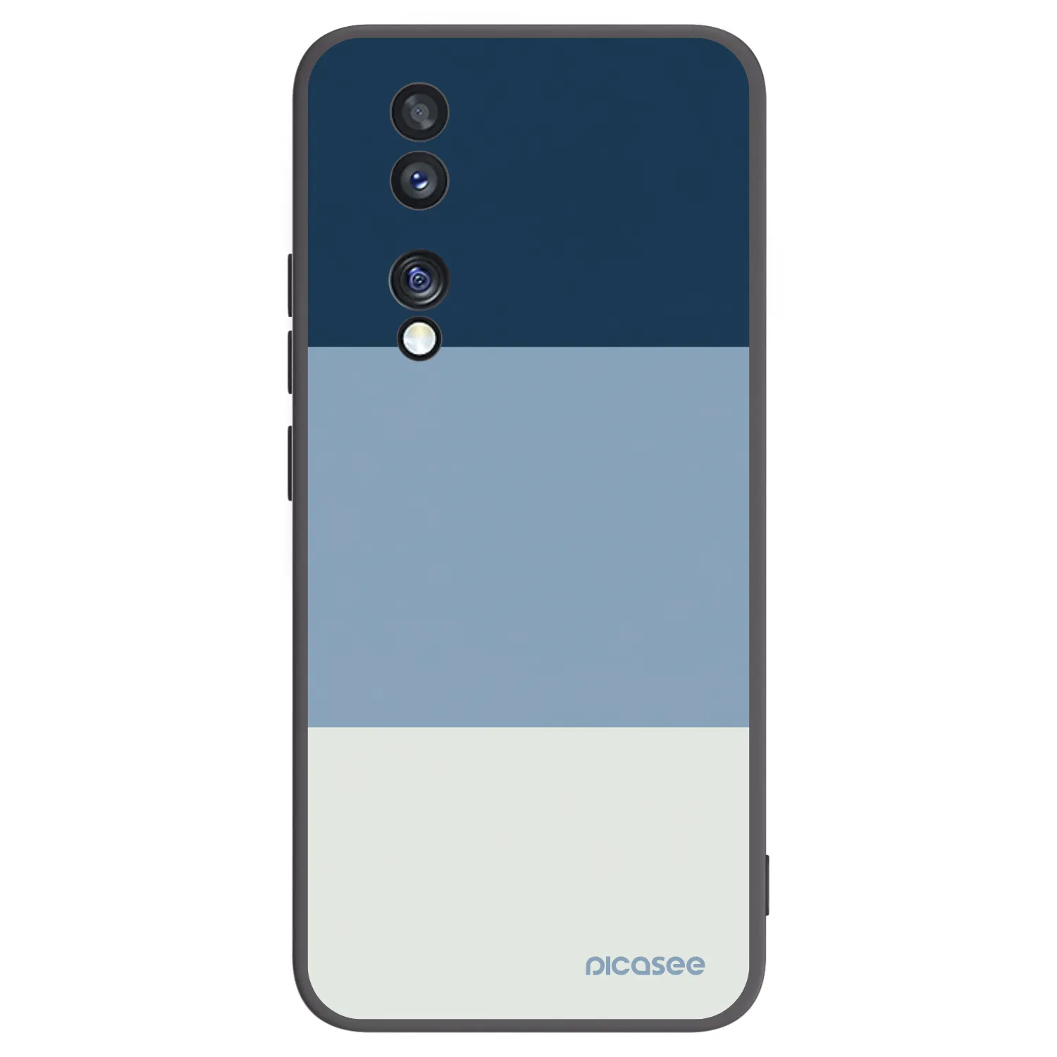 Picasee silikónový čierny obal pre Honor 70 - Coastal Blue