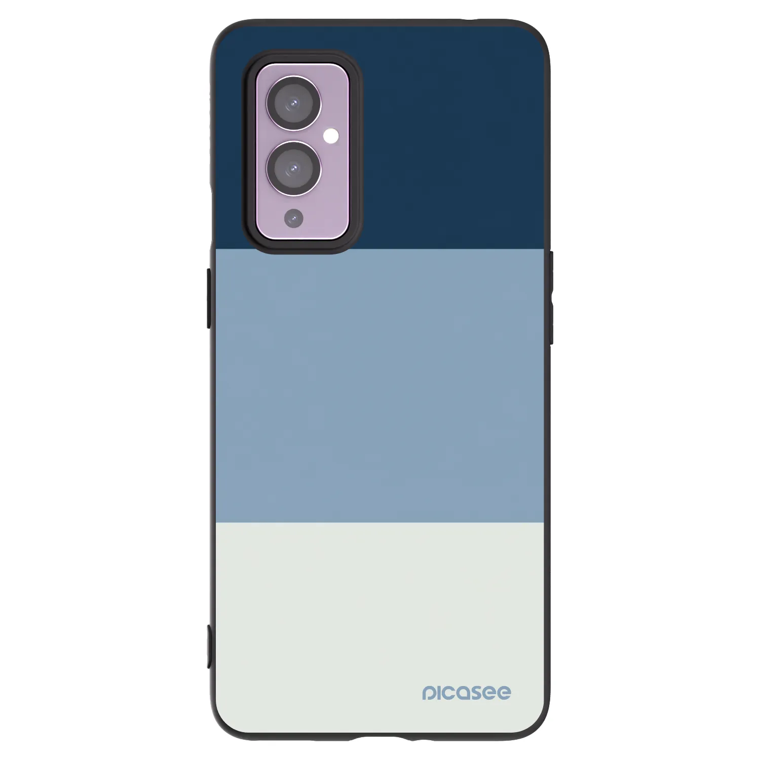 Picasee silikónový čierny obal pre OnePlus 9 - Coastal Blue