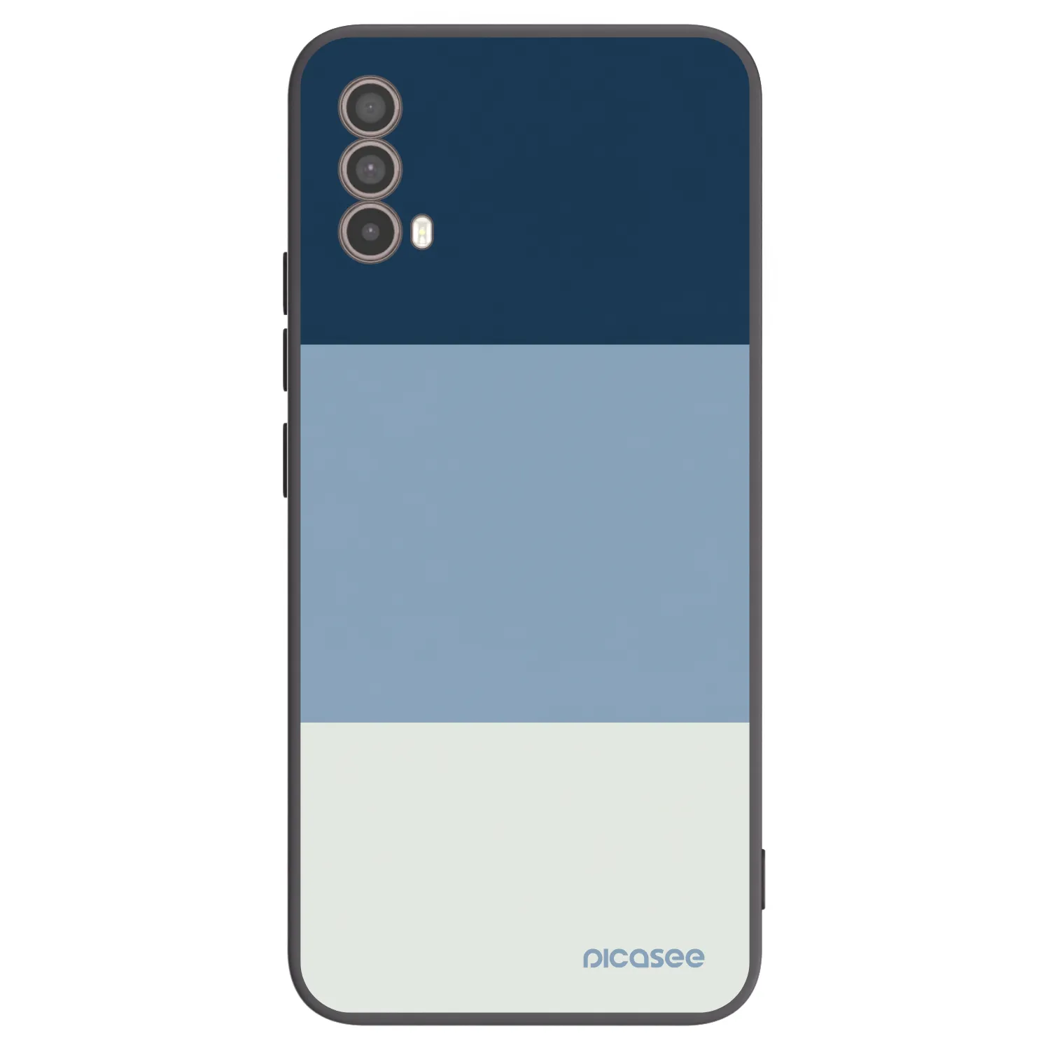 Picasee silikónový čierny obal pre Motorola Moto E40 - Coastal Blue