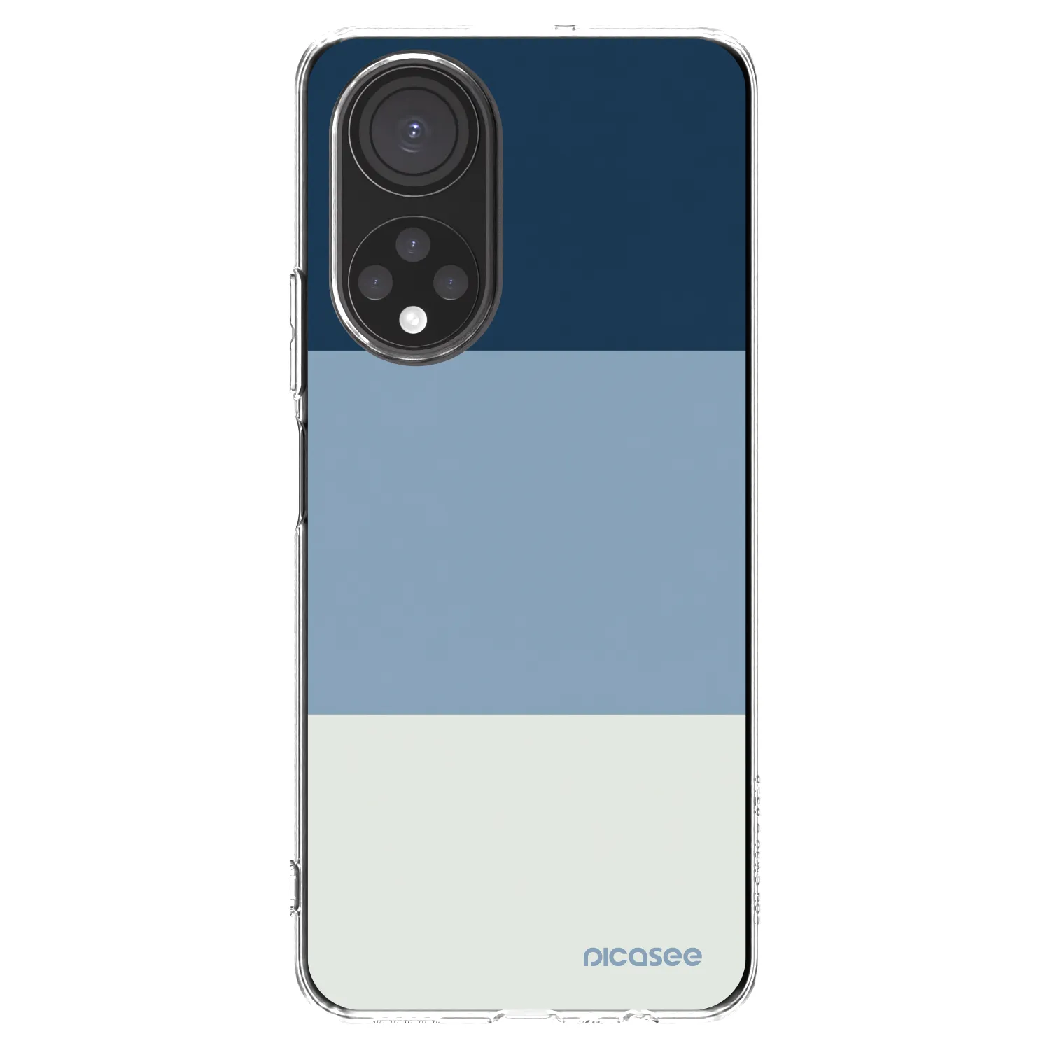 Picasee silikónový prehľadný obal pre Honor X7 - Coastal Blue