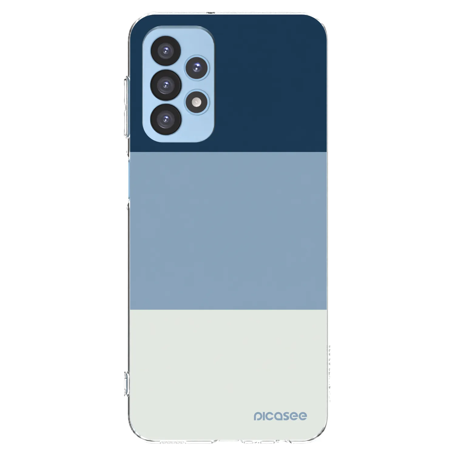 Picasee silikónový prehľadný obal pre Samsung Galaxy A23 A235F 4G - Coastal Blue