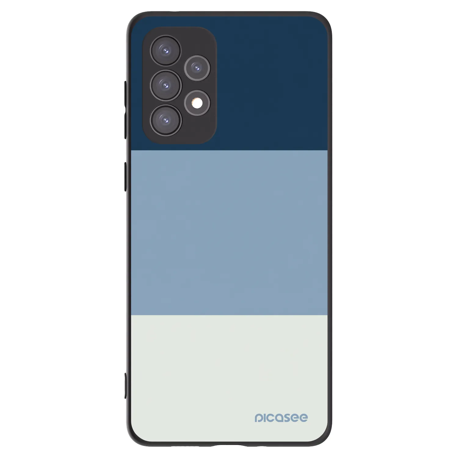 Picasee silikónový čierny obal pre Samsung Galaxy A73 5G - Coastal Blue