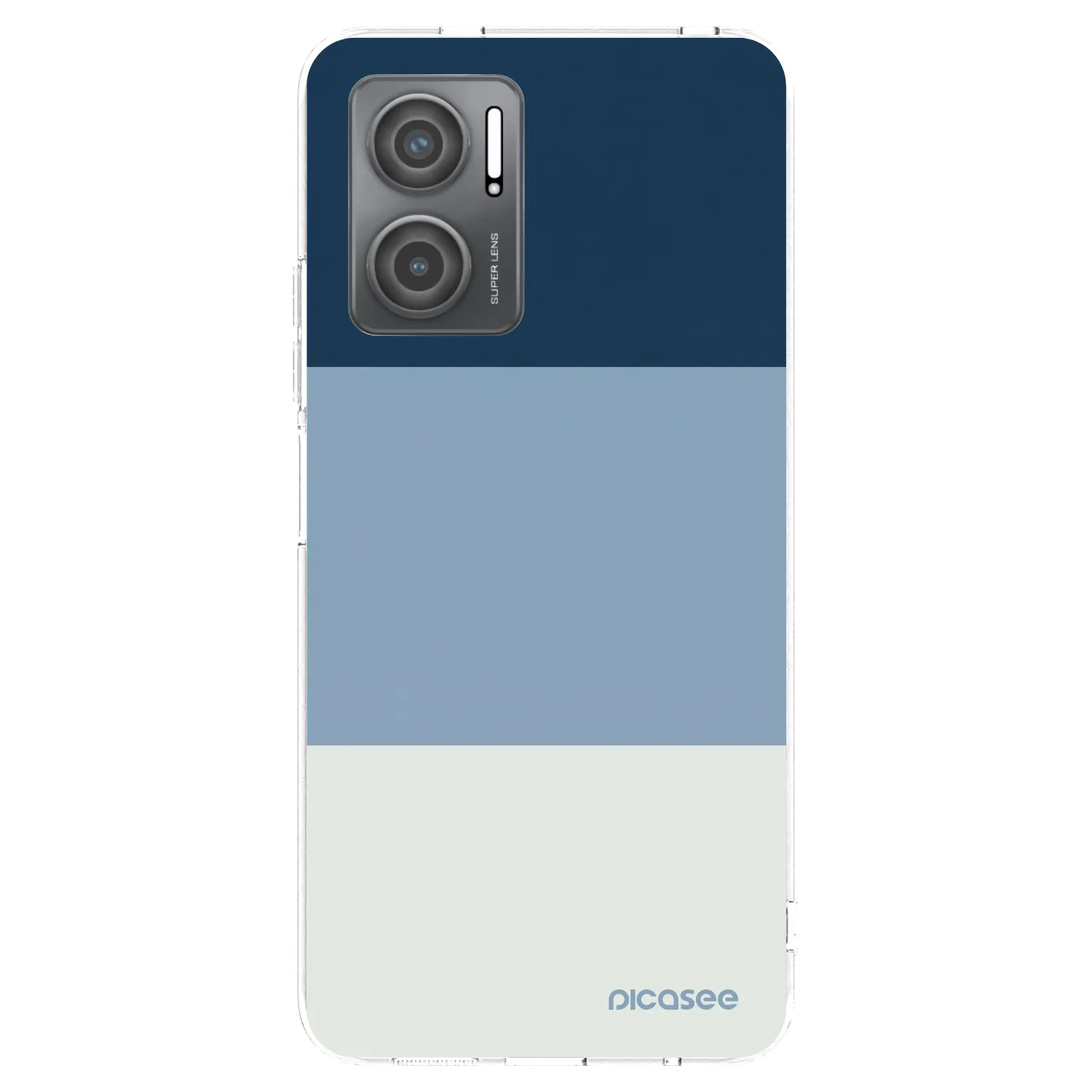 Picasee silikónový prehľadný obal pre Xiaomi Redmi 10 5G - Coastal Blue