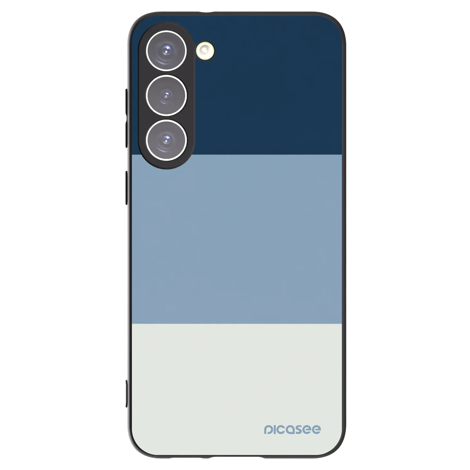 Picasee silikónový čierny obal pre Samsung Galaxy S23+ 5G - Coastal Blue