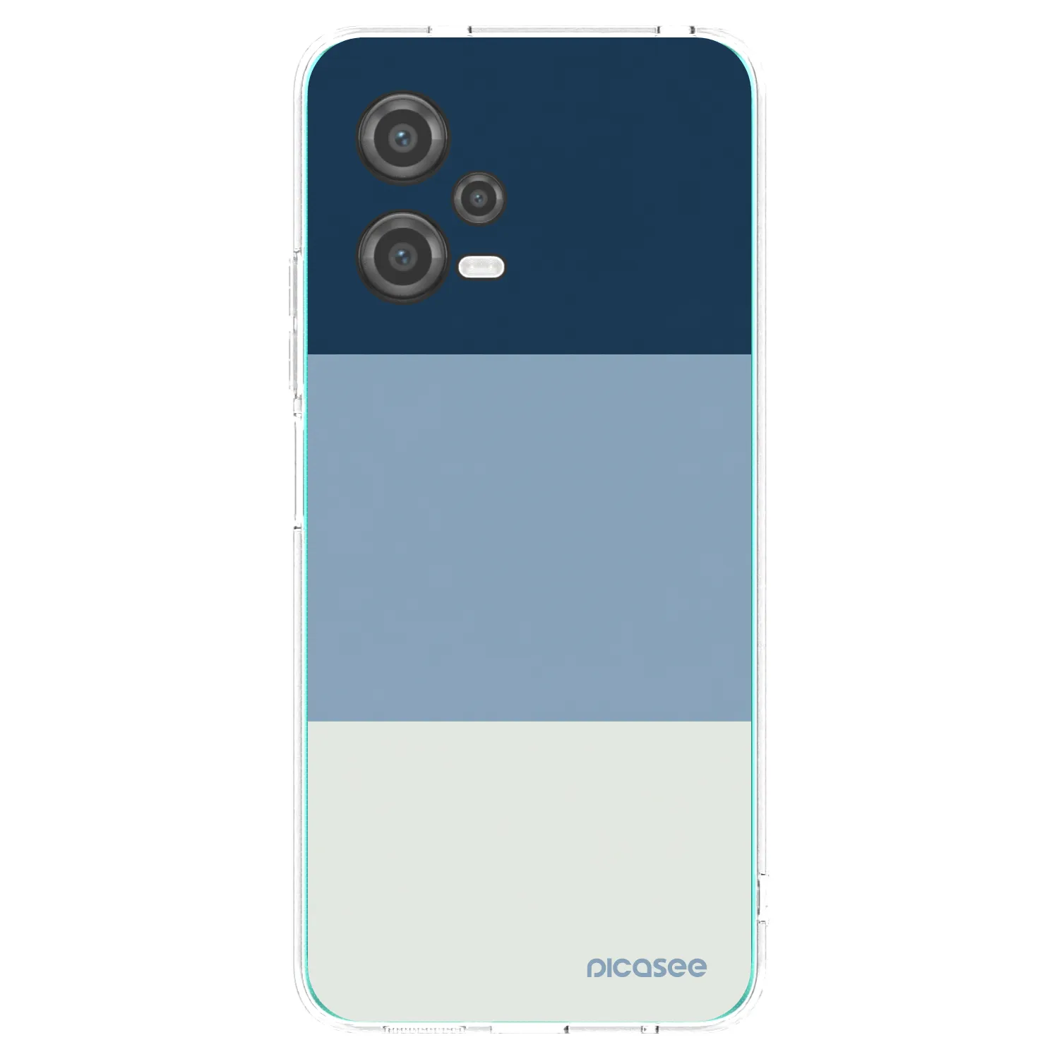 Picasee silikónový prehľadný obal pre Xiaomi Poco X5 - Coastal Blue