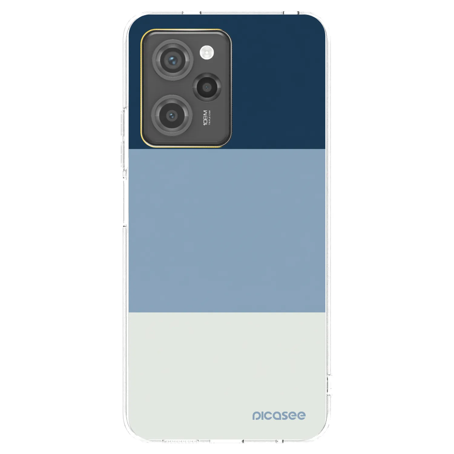 Picasee silikónový čierny obal pre Xiaomi Poco X5 Pro - Coastal Blue