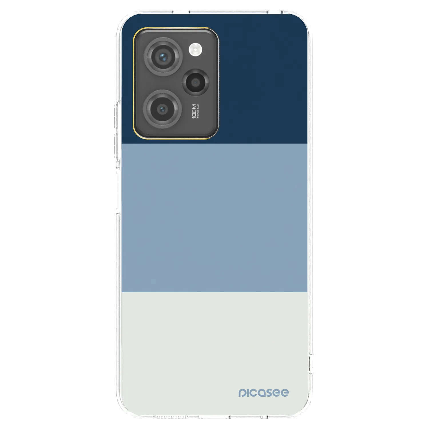 Picasee silikónový prehľadný obal pre Xiaomi Poco X5 Pro - Coastal Blue