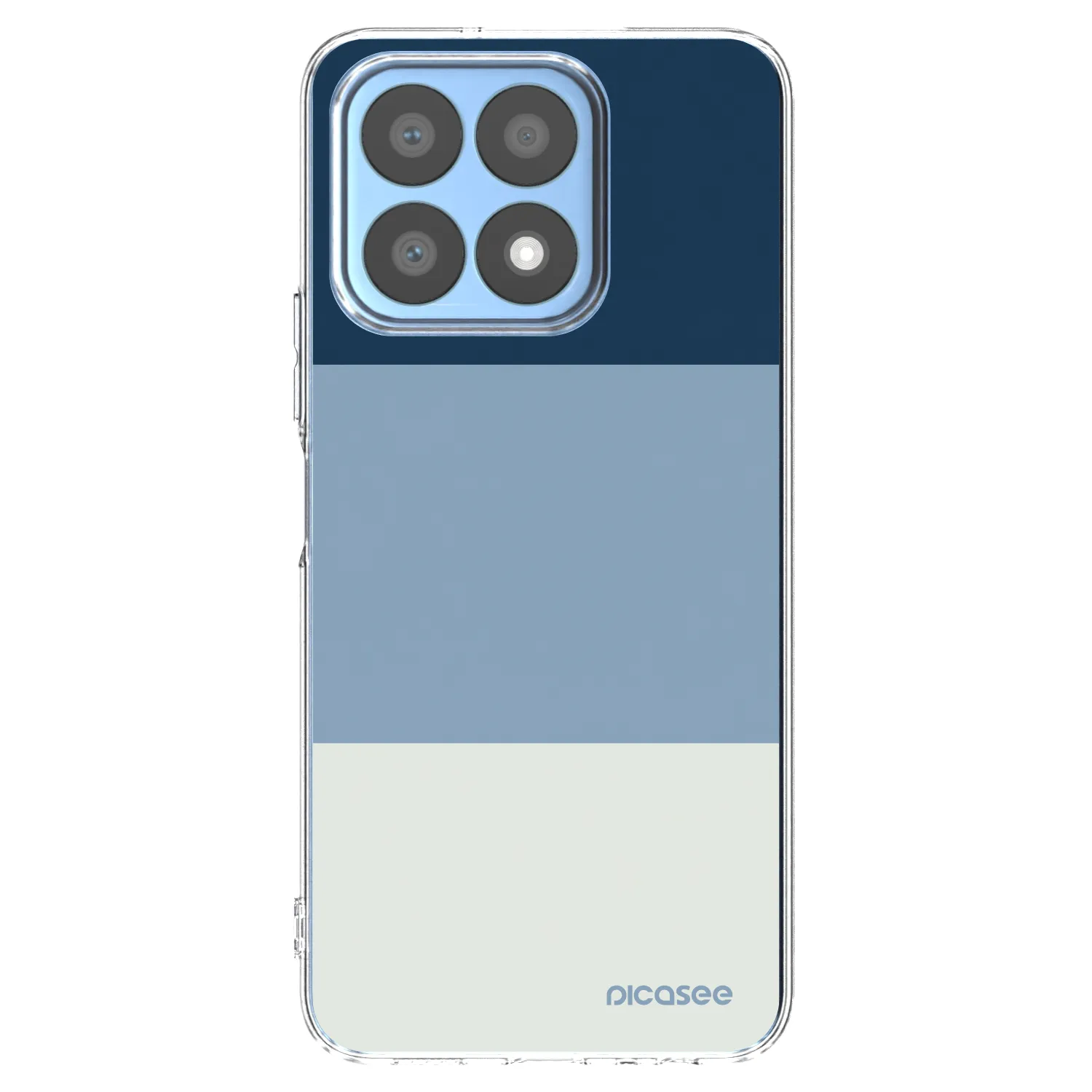 Picasee silikónový prehľadný obal pre Honor X8a - Coastal Blue