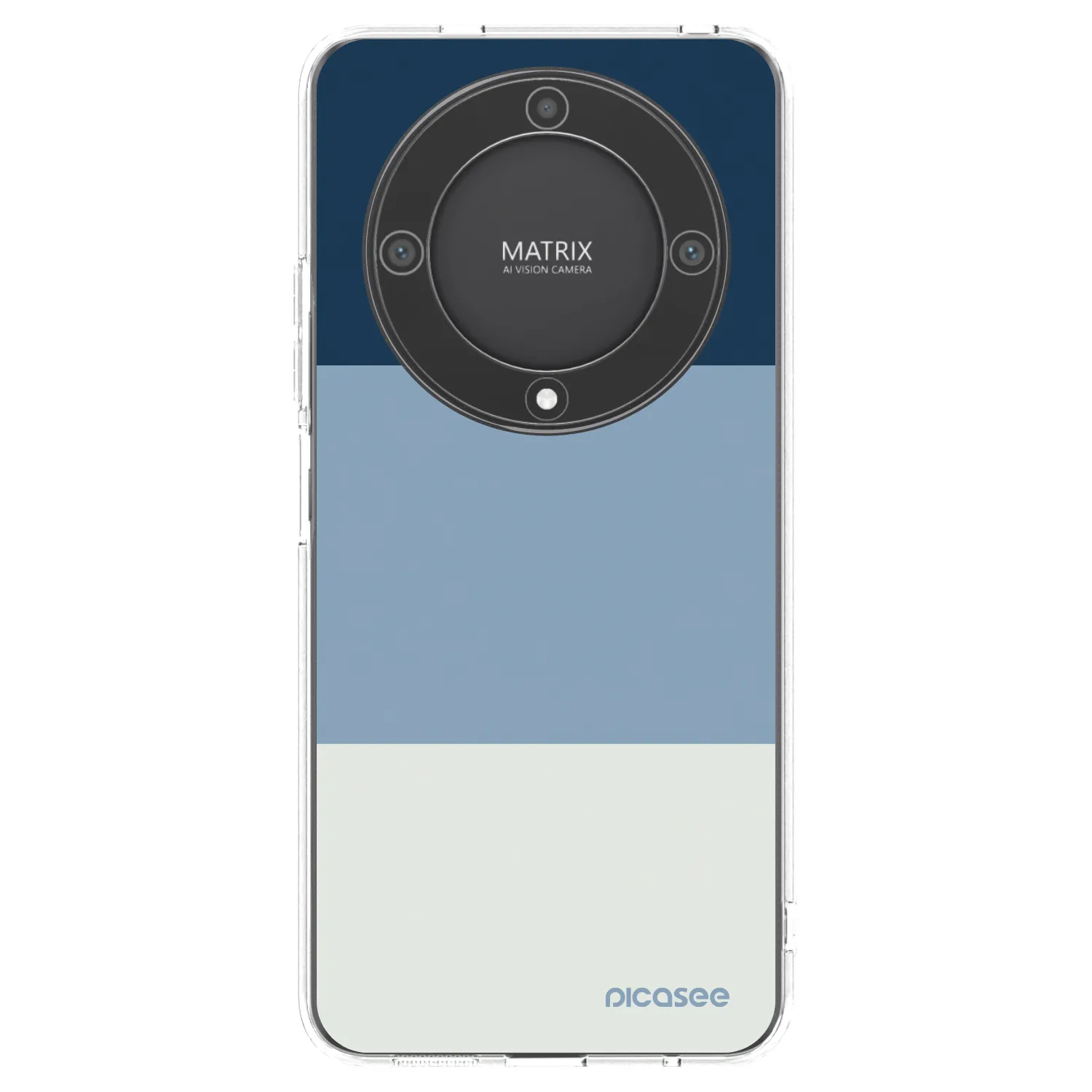 Picasee silikónový prehľadný obal pre Honor Magic5 Lite 5G - Coastal Blue