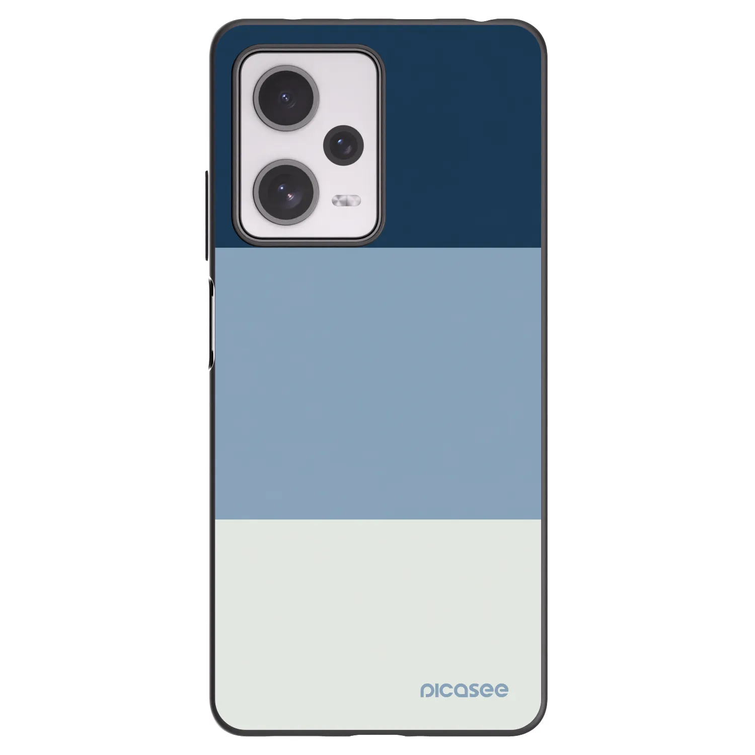 Picasee silikónový čierny obal pre Xiaomi Redmi Note 12 Pro+ 5G - Coastal Blue