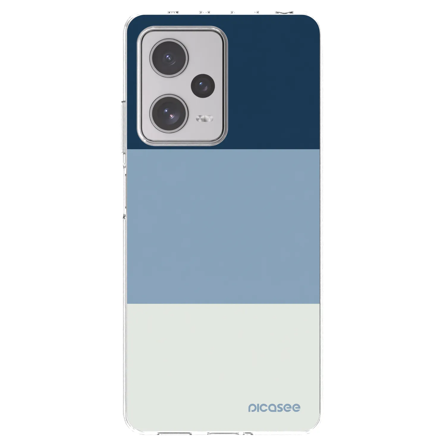 Picasee silikónový prehľadný obal pre Xiaomi Redmi Note 12 Pro+ 5G - Coastal Blue