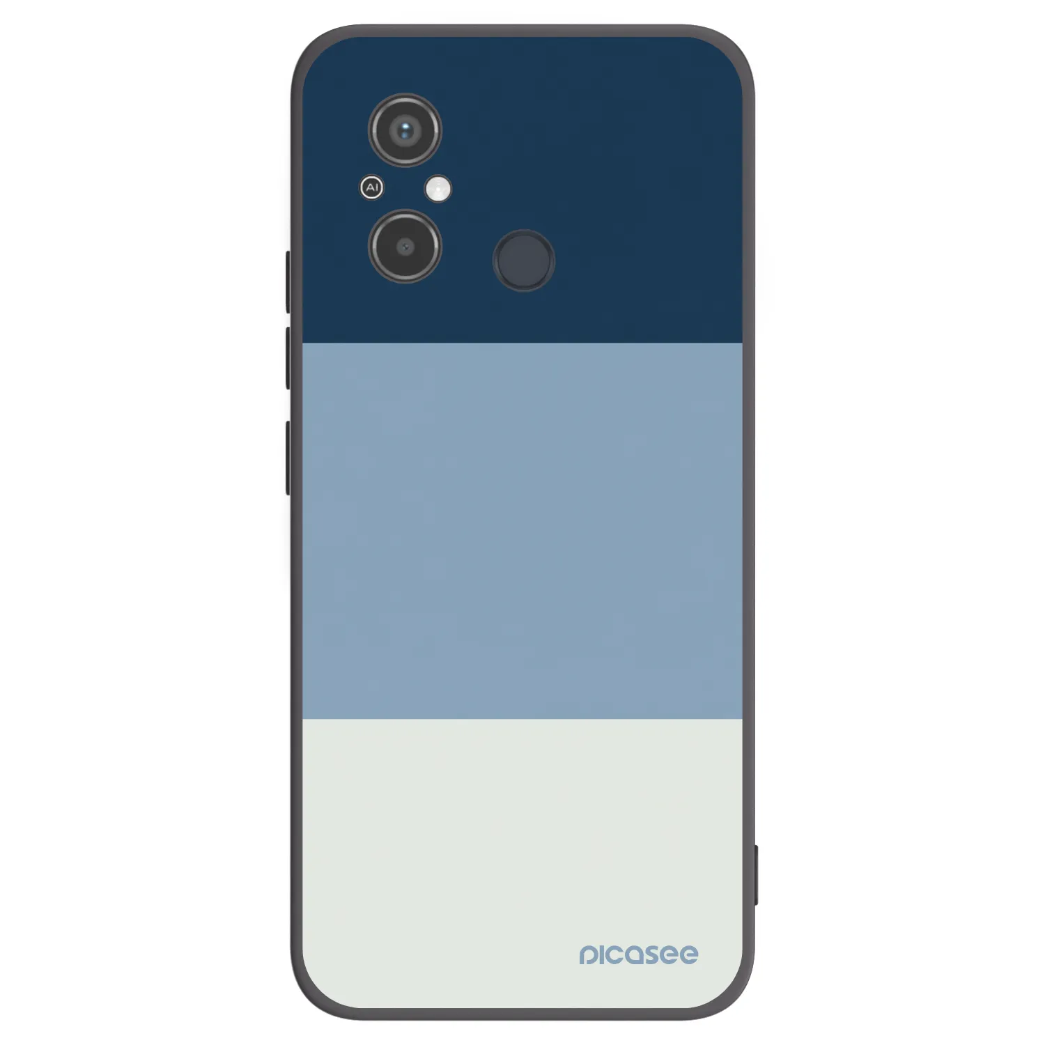 Picasee silikónový čierny obal pre Xiaomi Redmi 12C - Coastal Blue