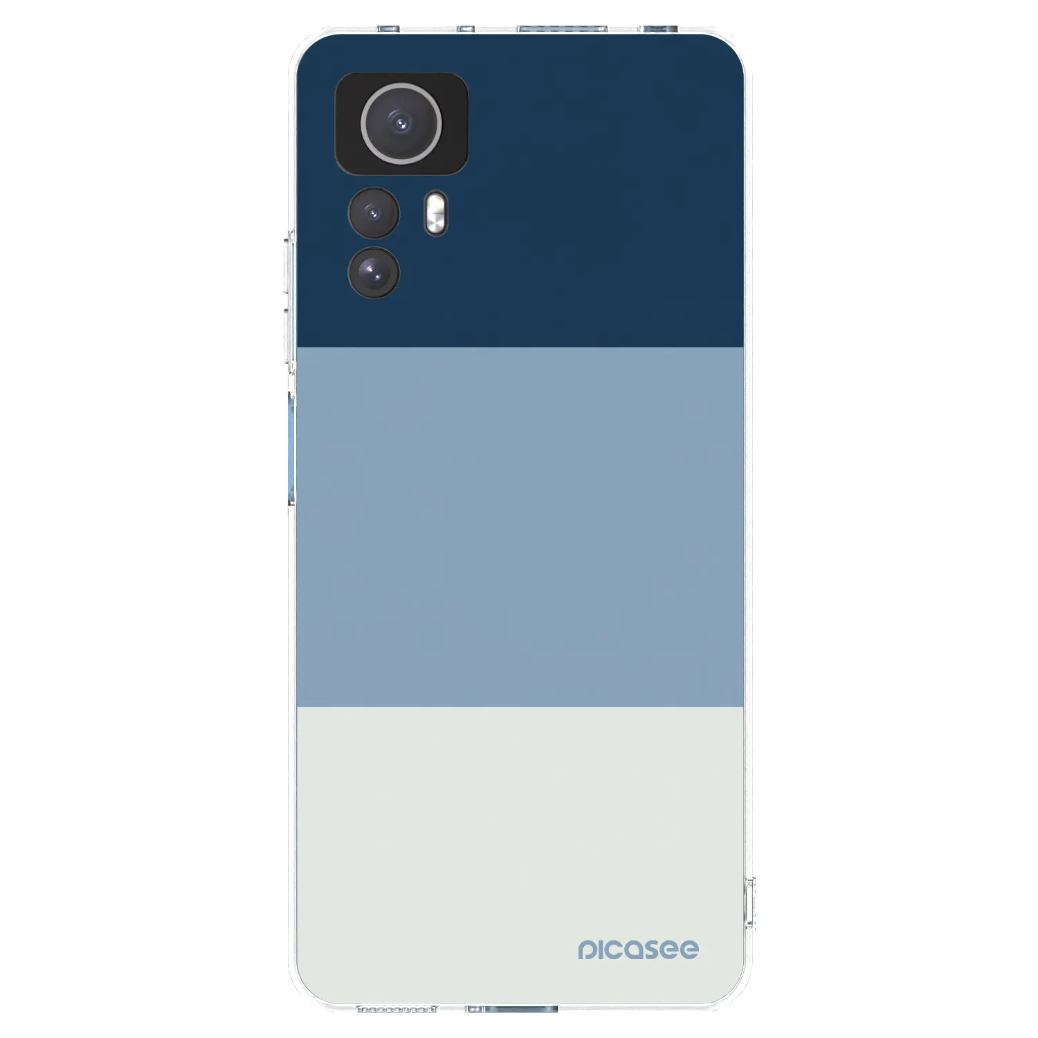 Picasee silikónový prehľadný obal pre Xiaomi Redmi Note 12S - Coastal Blue