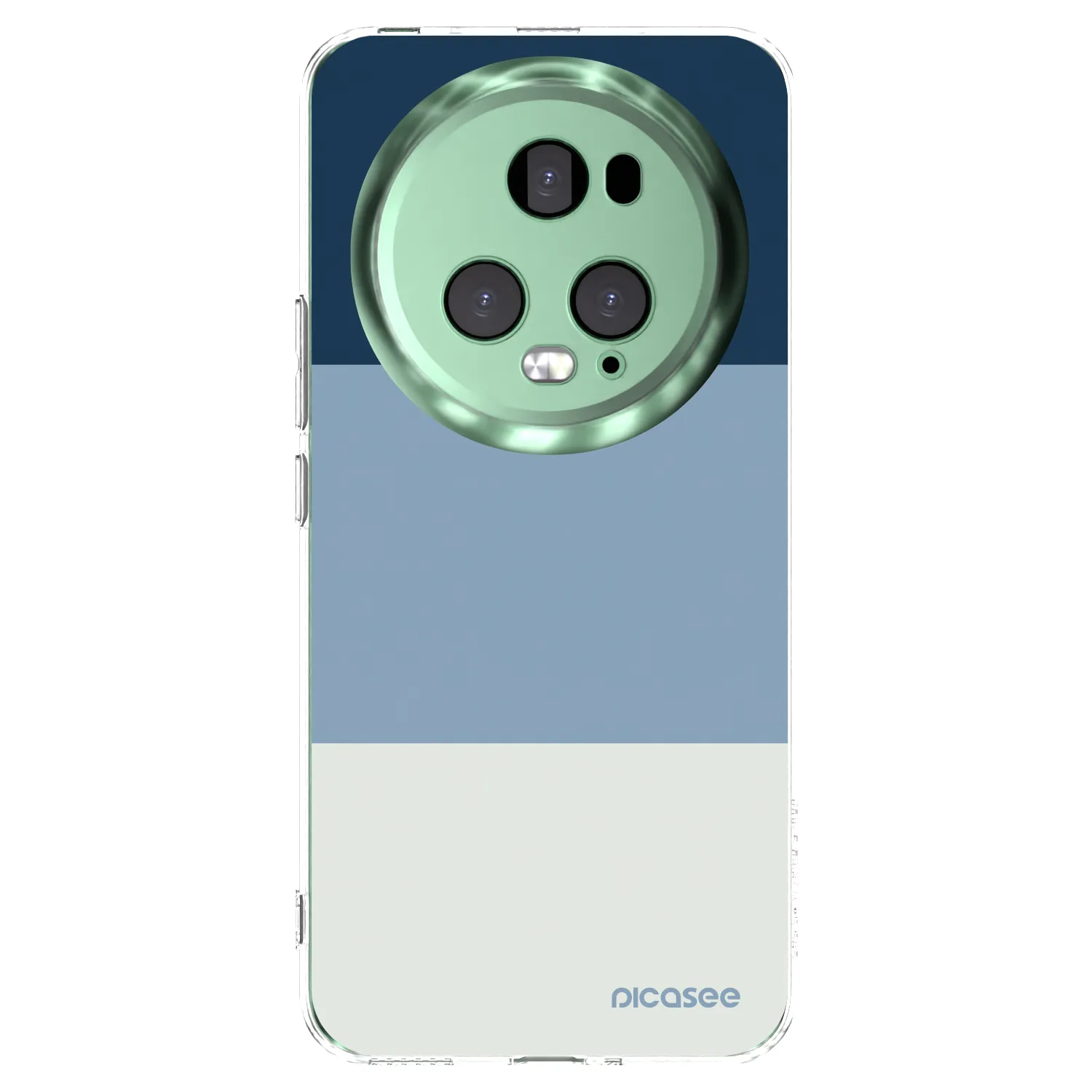 Picasee silikónový prehľadný obal pre Honor Magic5 Pro - Coastal Blue