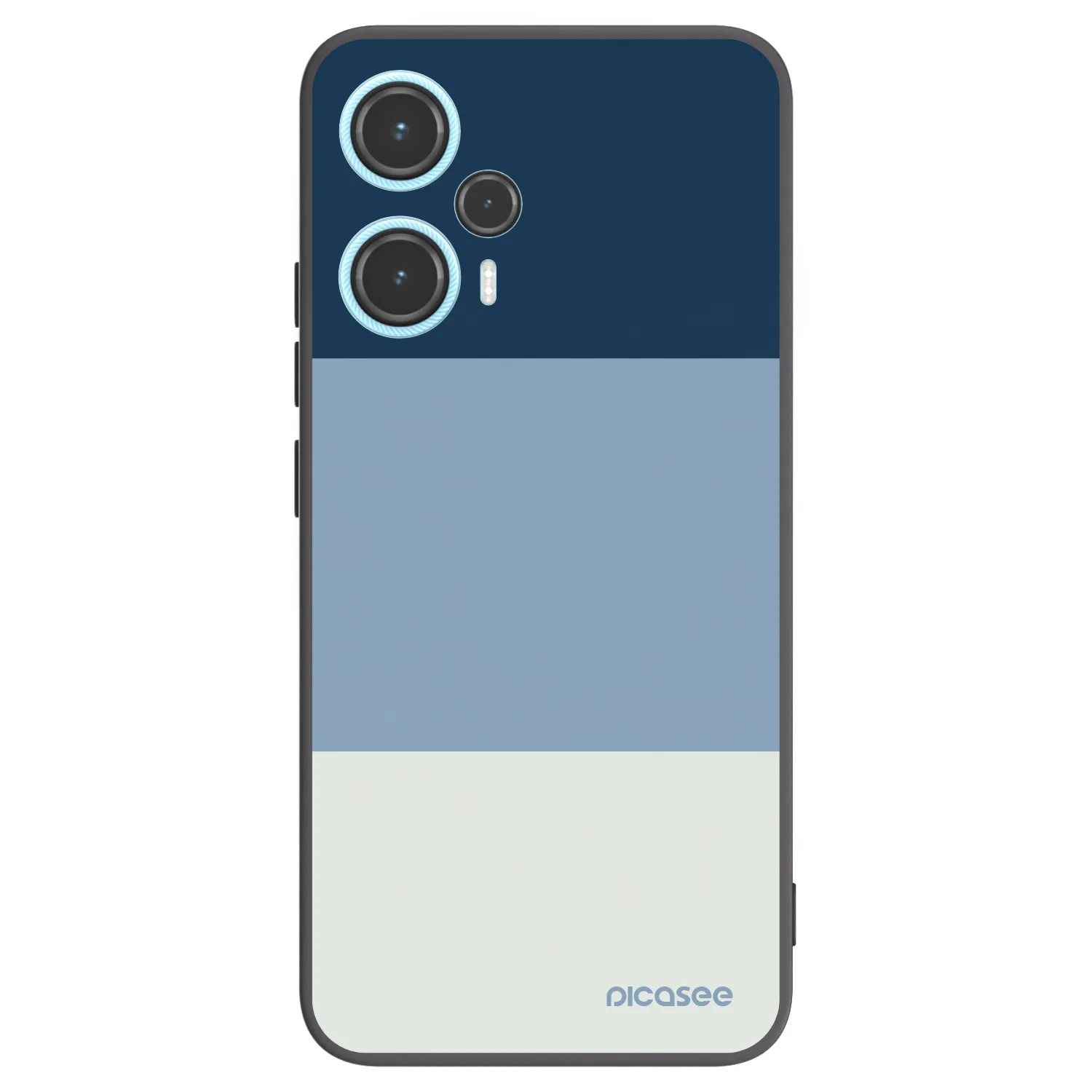 Picasee silikónový čierny obal pre Xiaomi Poco F5 - Coastal Blue