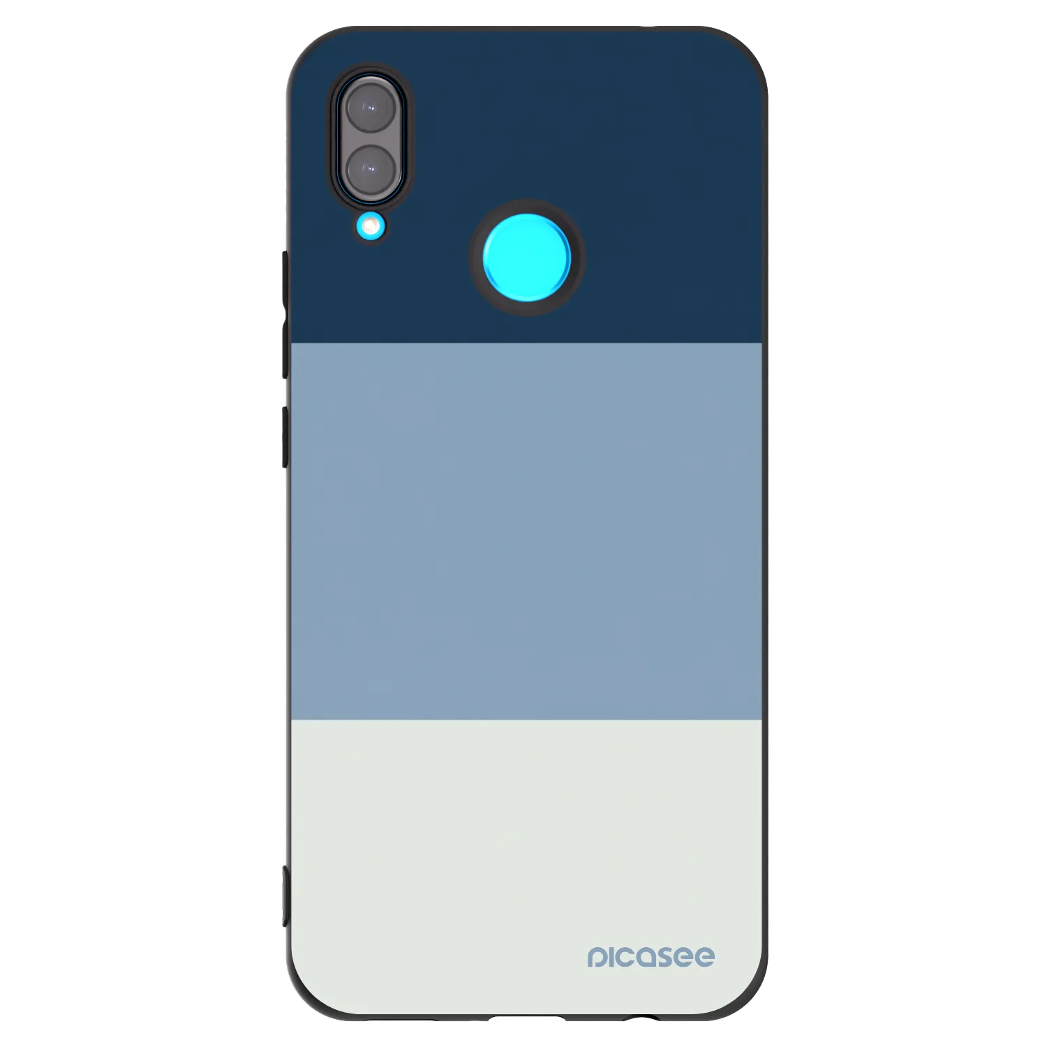 Picasee silikónový čierny obal pre Huawei Nova 3i - Coastal Blue