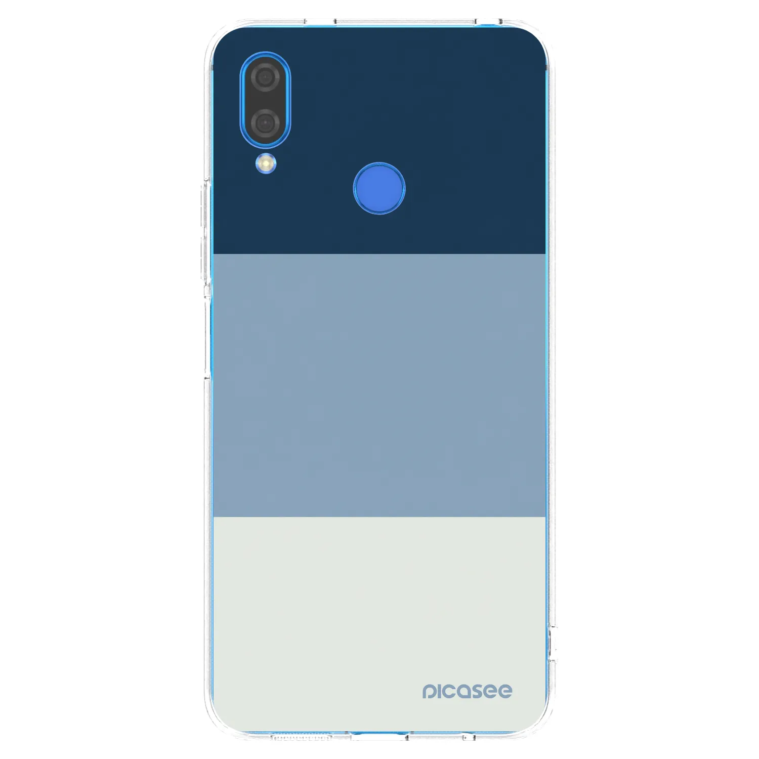 Picasee silikónový prehľadný obal pre Huawei Nova 3i - Coastal Blue