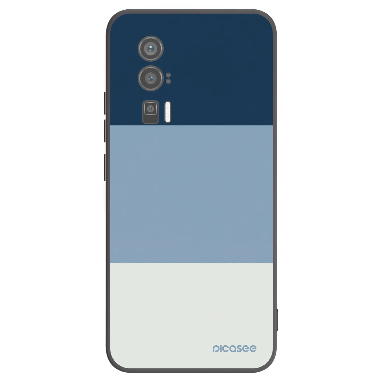 Picasee silikónový čierny obal pre Xiaomi Poco F5 Pro 5G - Coastal Blue
