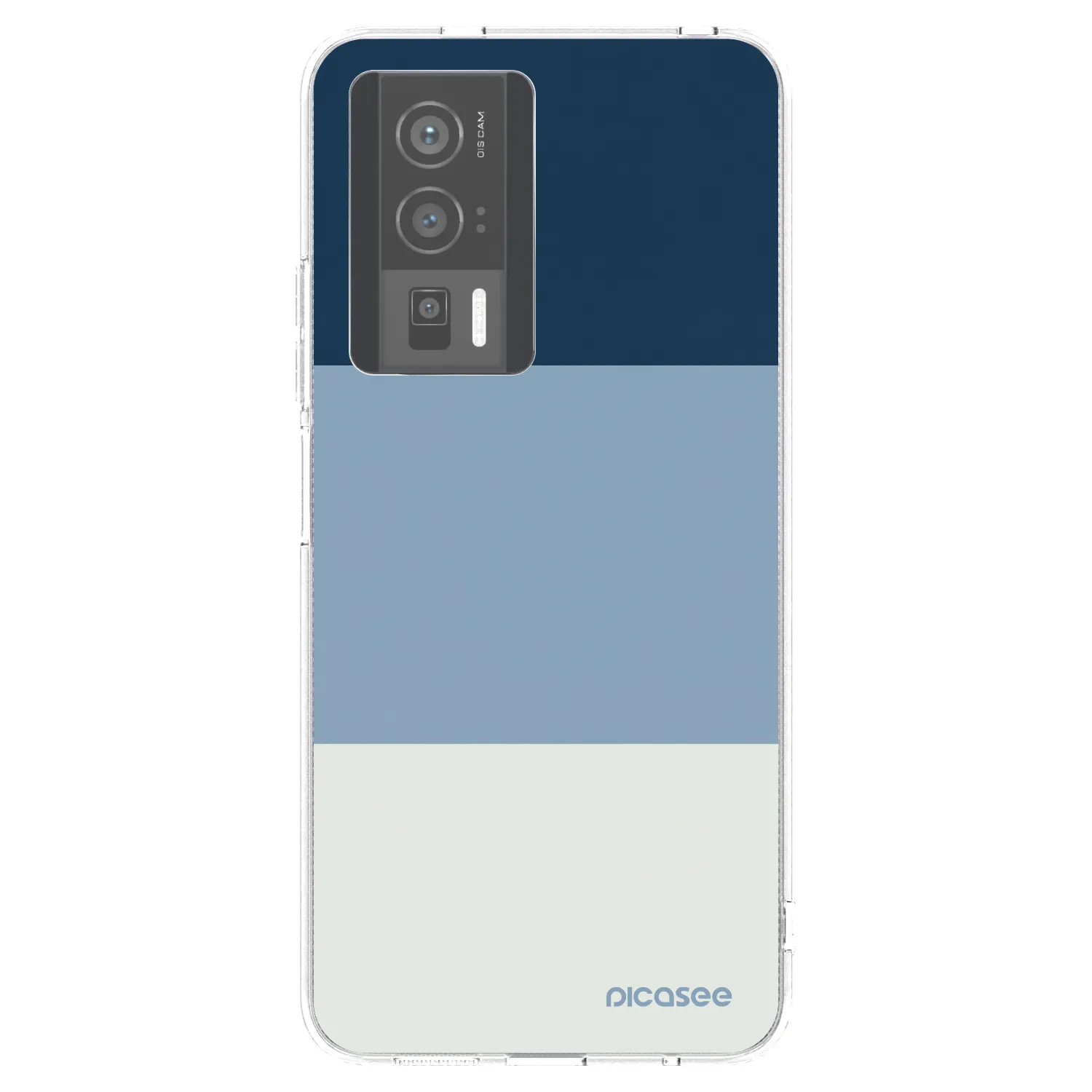 Picasee silikónový prehľadný obal pre Xiaomi Poco F5 Pro 5G - Coastal Blue