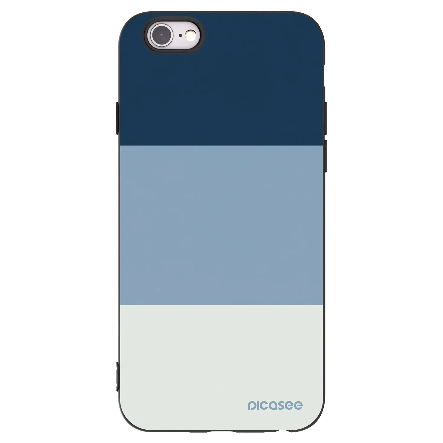 Picasee silikónový čierny obal pre Apple iPhone 6/6S - Coastal Blue