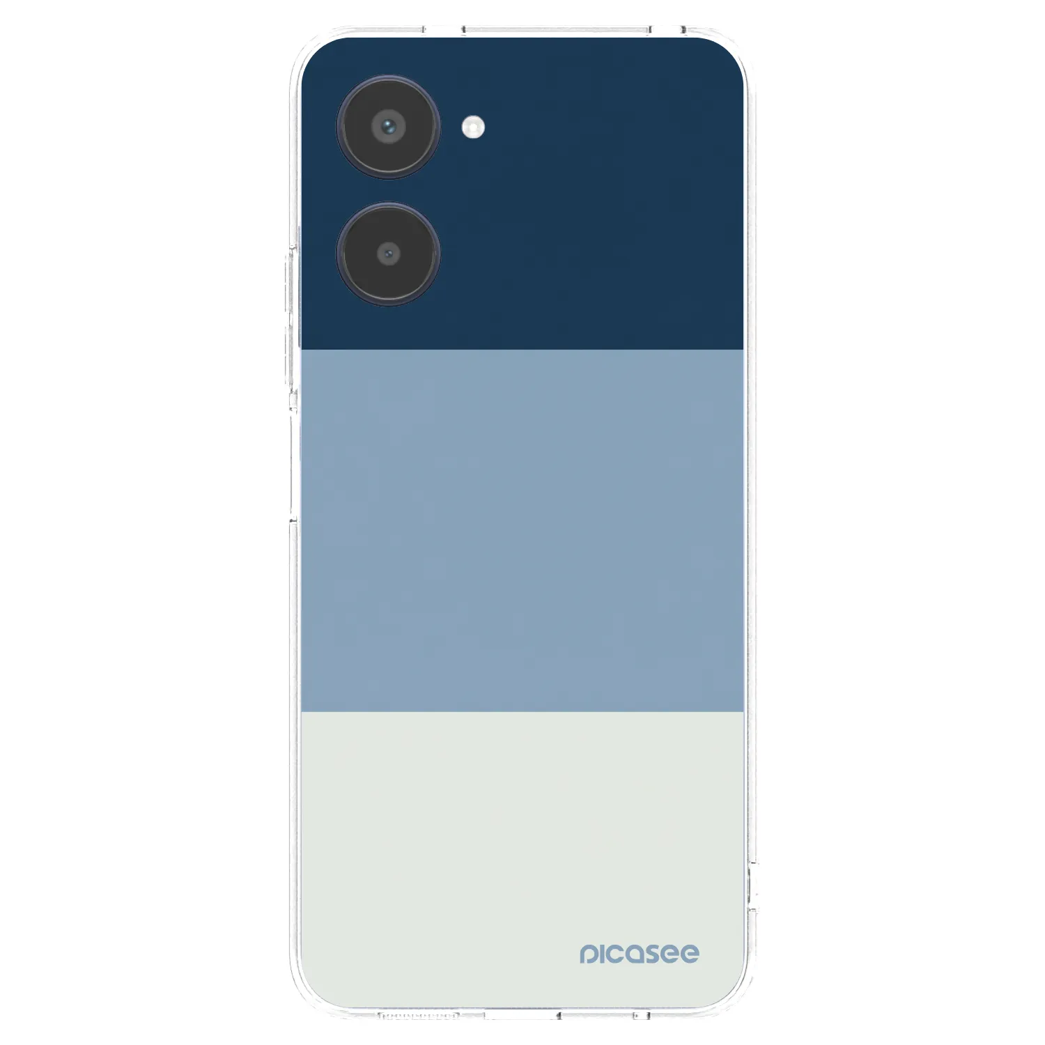 Picasee silikónový prehľadný obal pre Realme 10 4G - Coastal Blue