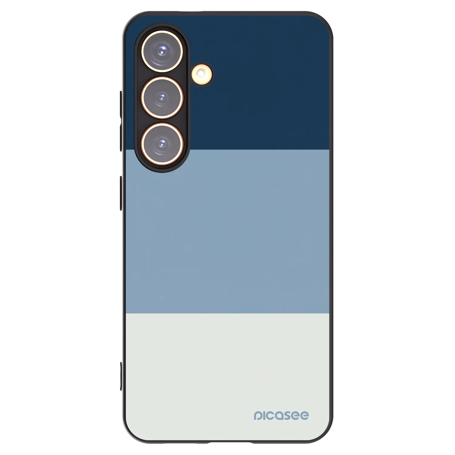 Picasee silikónový čierny obal pre Samsung Galaxy S24 S921B 5G - Coastal Blue