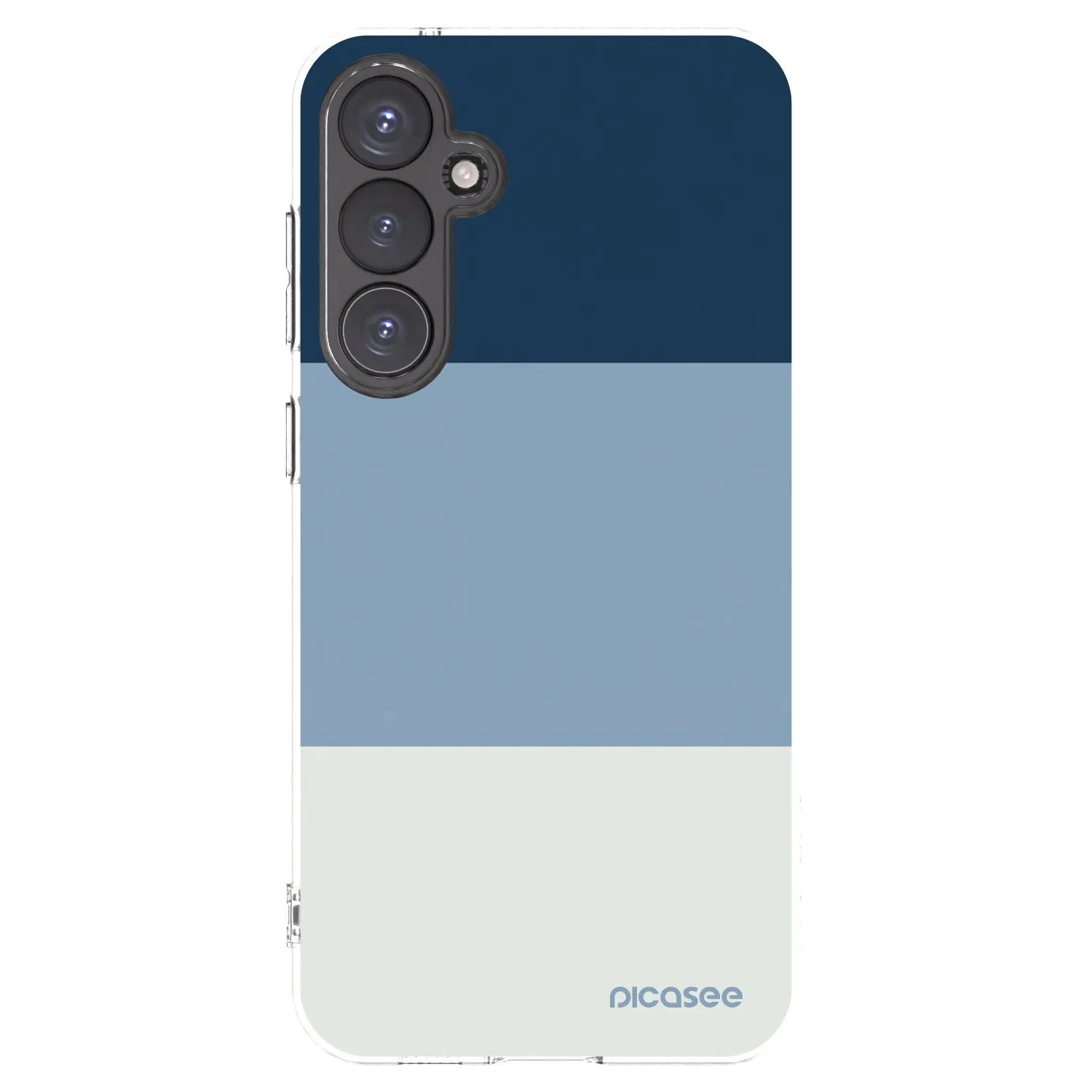 Picasee silikónový prehľadný obal pre Samsung Galaxy S23 FE S711B - Coastal Blue