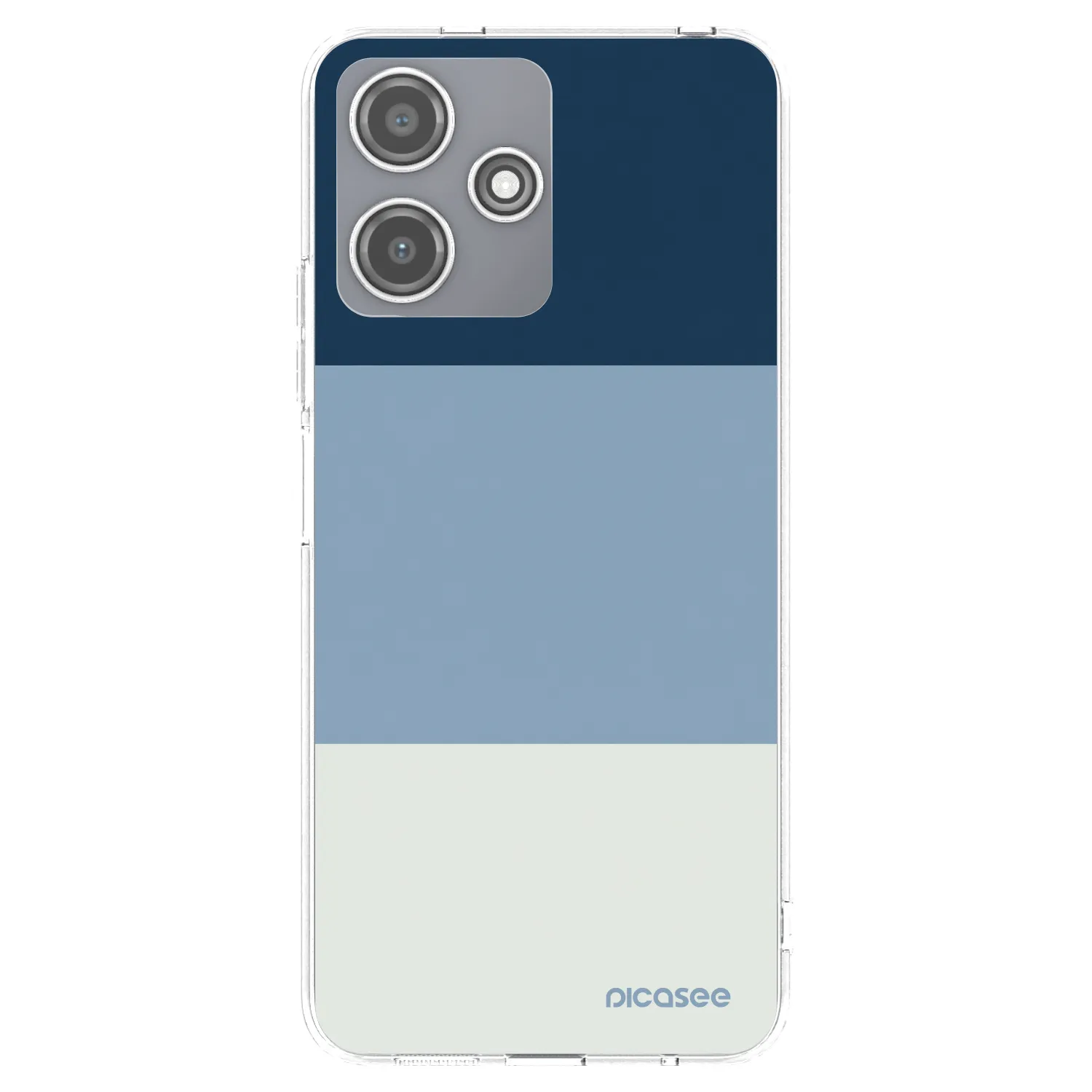 Picasee silikónový prehľadný obal pre Xiaomi Redmi 12 5G - Coastal Blue