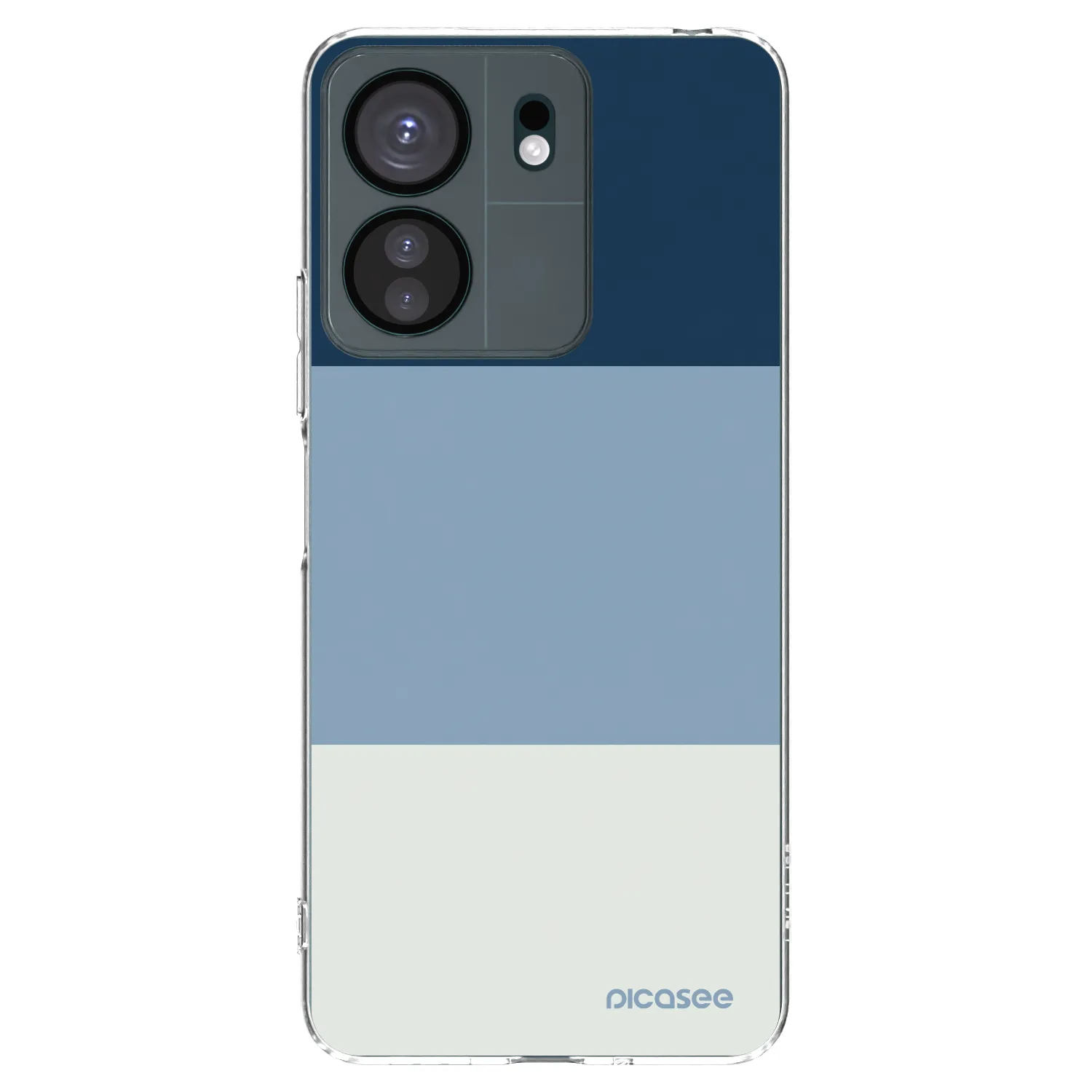 Picasee silikónový prehľadný obal pre Xiaomi Redmi 13C 4G - Coastal Blue