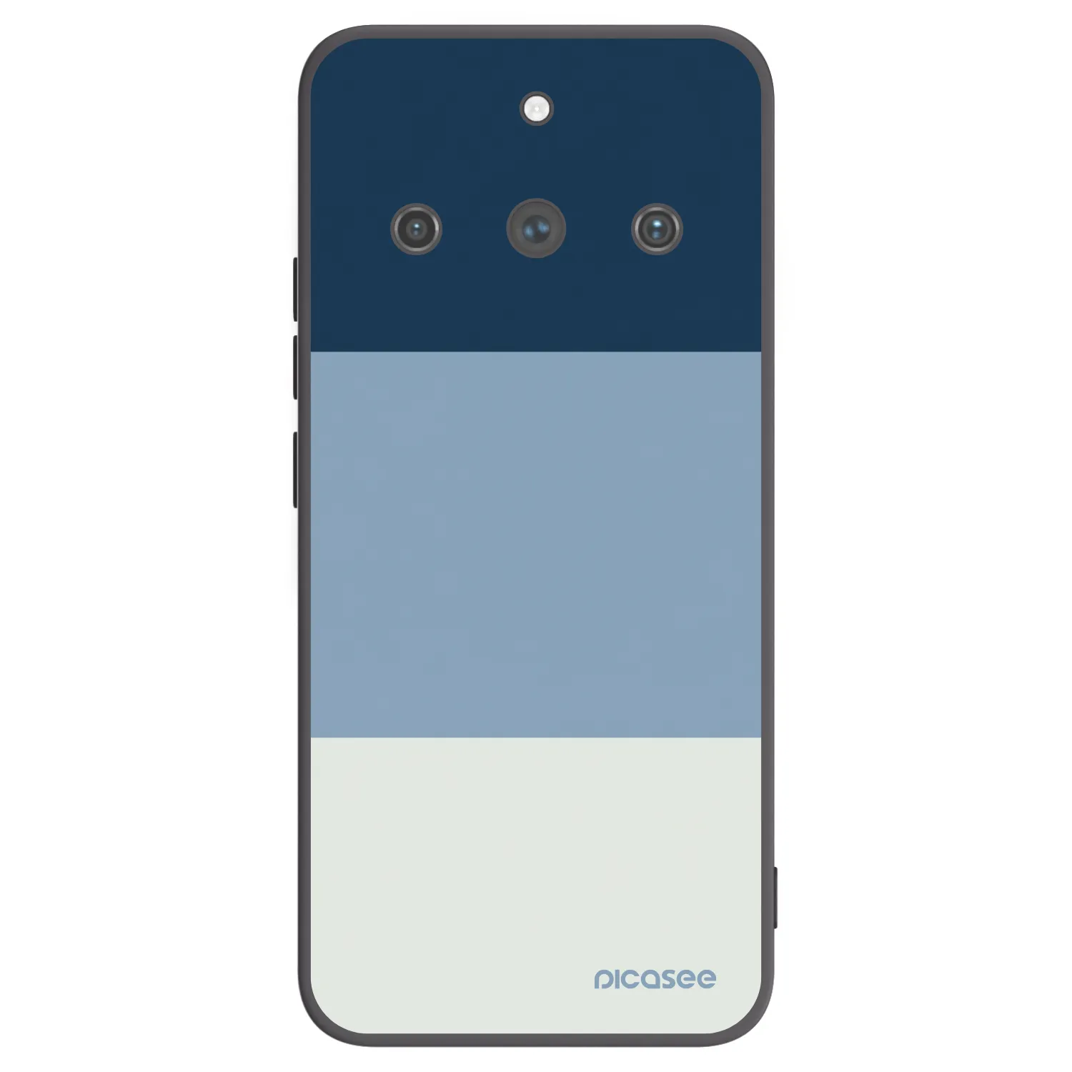 Picasee silikónový čierny obal pre Realme 11 Pro+ - Coastal Blue