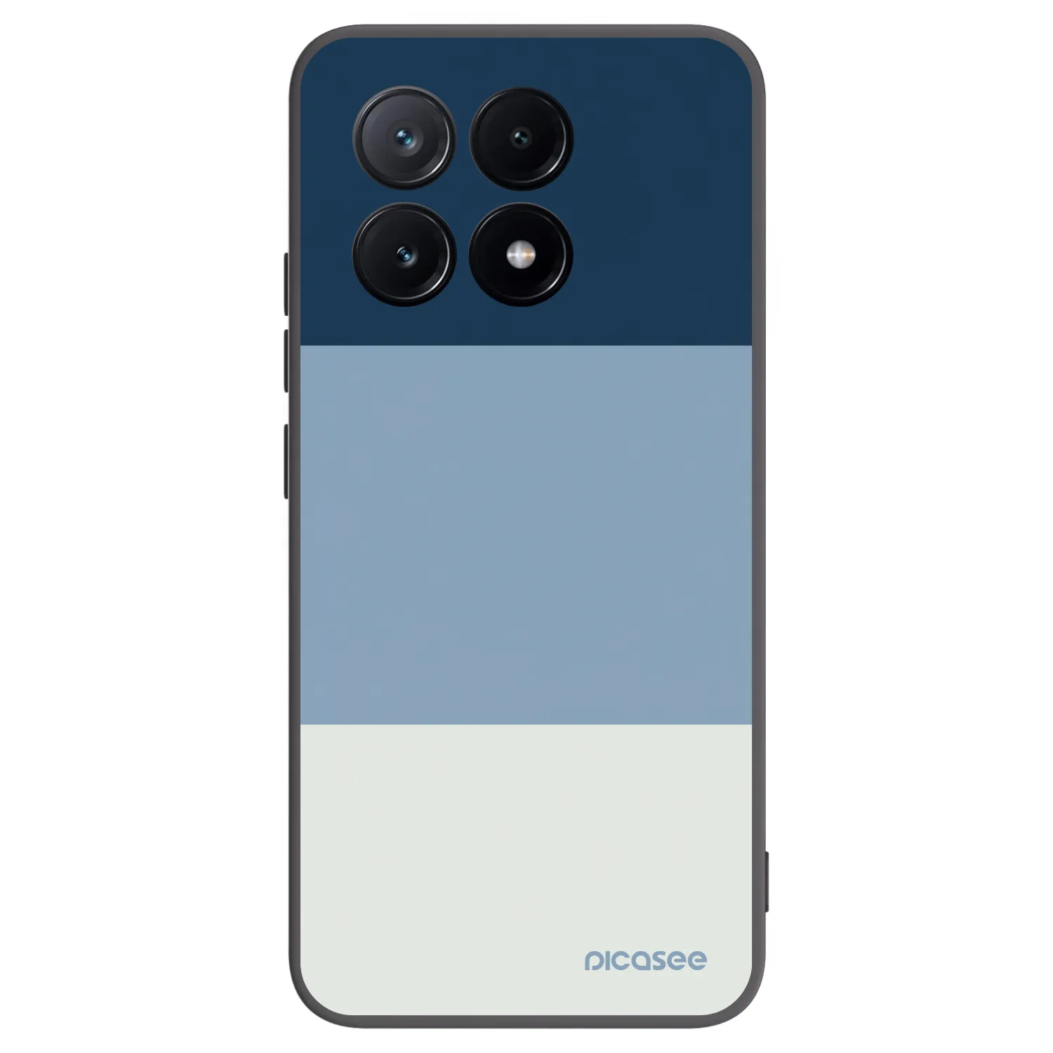 Picasee silikónový čierny obal pre Xiaomi Poco X6 Pro - Coastal Blue