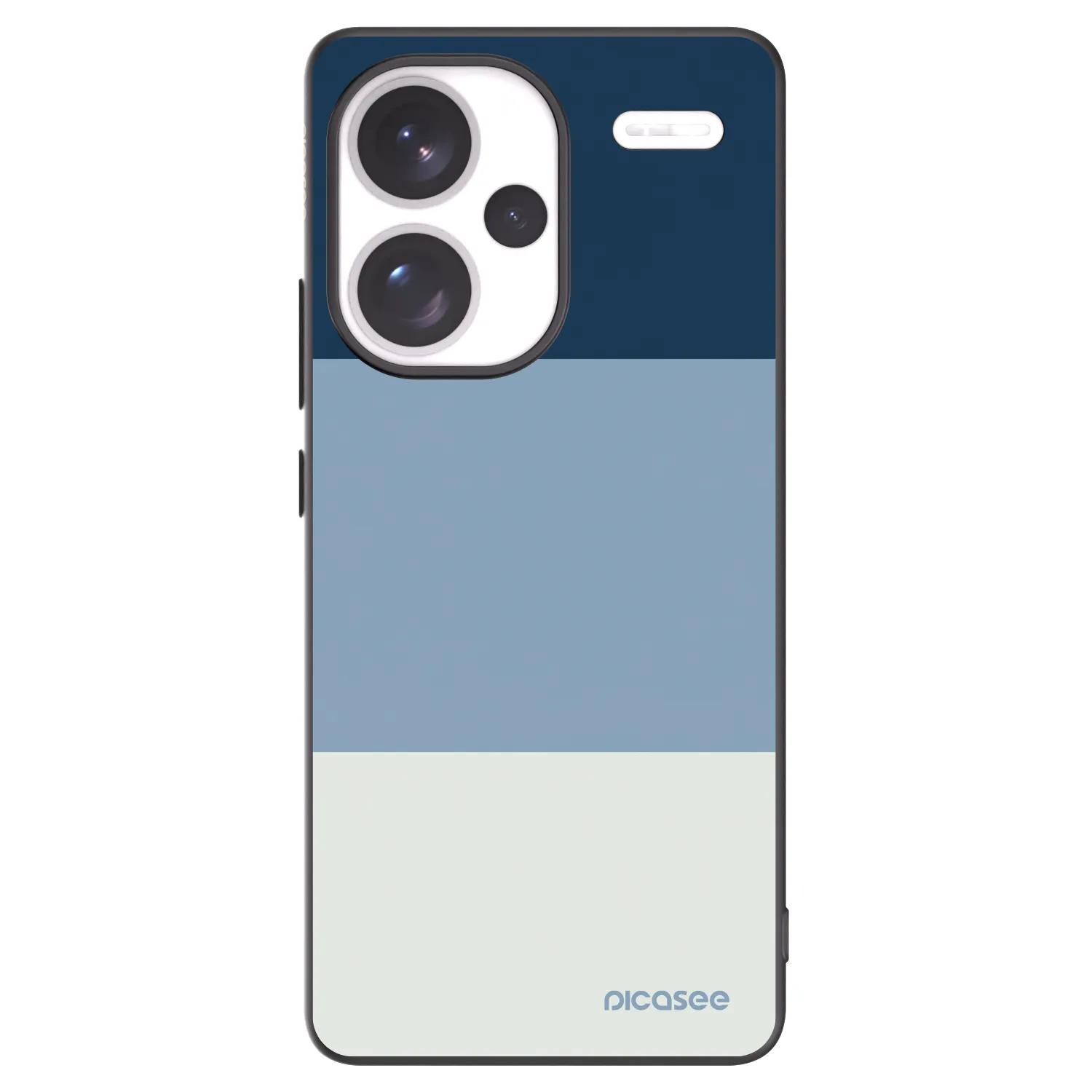 Picasee silikónový čierny obal pre Xiaomi Redmi Note 13 Pro+ 5G - Coastal Blue