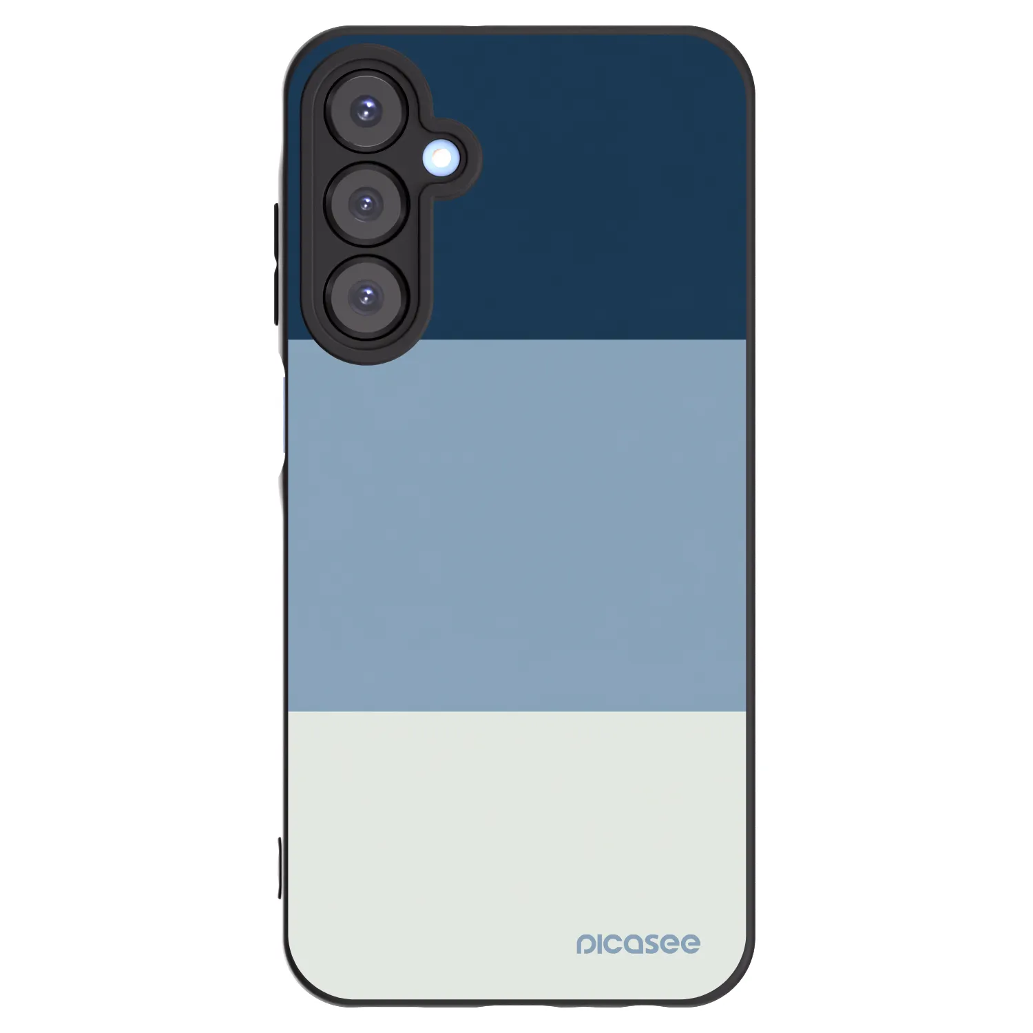 Picasee silikónový čierny obal pre Samsung Galaxy A25 A256B 5G - Coastal Blue
